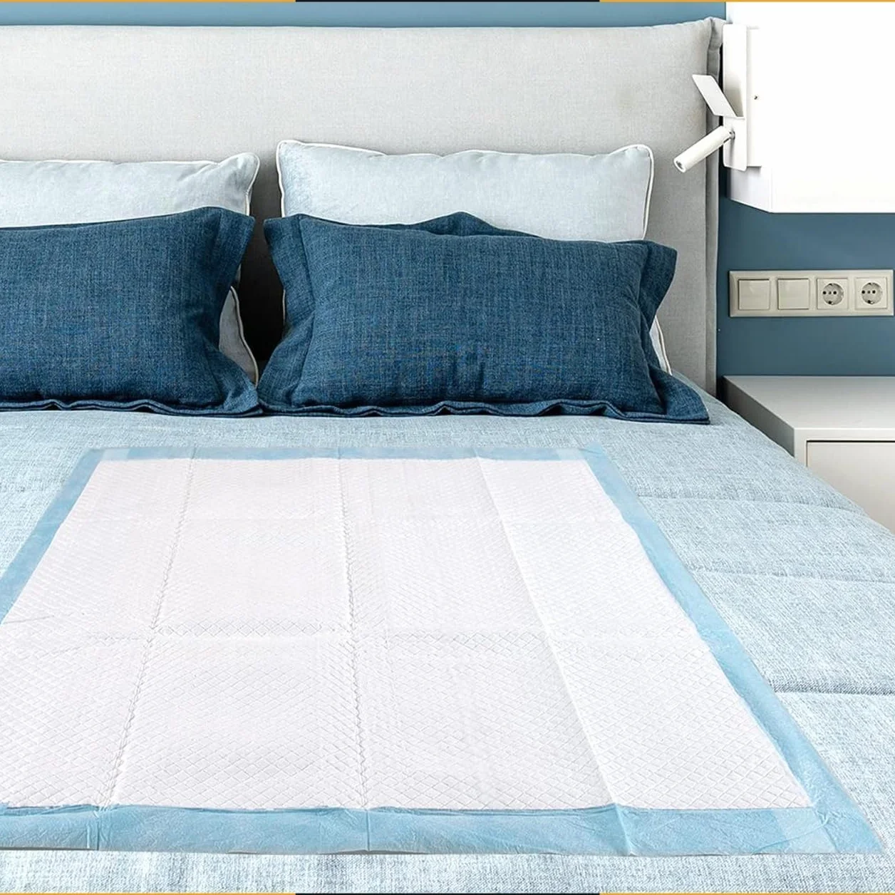 Podkładki na łóżko z nietrzymaniem moczu 80 x 150 cm jednorazowe super chłonne wodoodporne