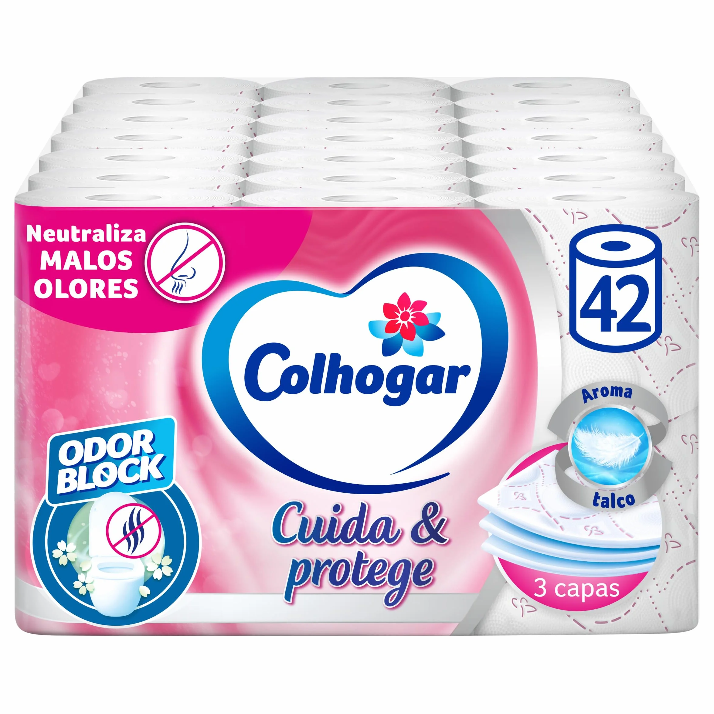 Colcasa papier toaletowy – 42 sztuki