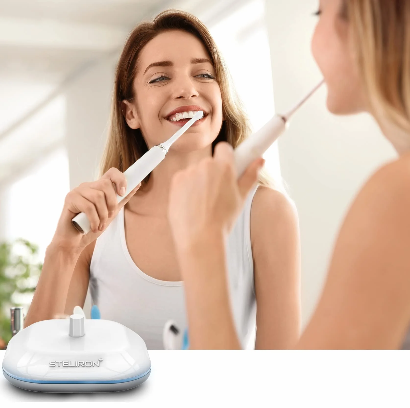 Galvanox Elektryczna ładowarka do szczoteczek zębów Braun ORAL-B 3757 USB biała