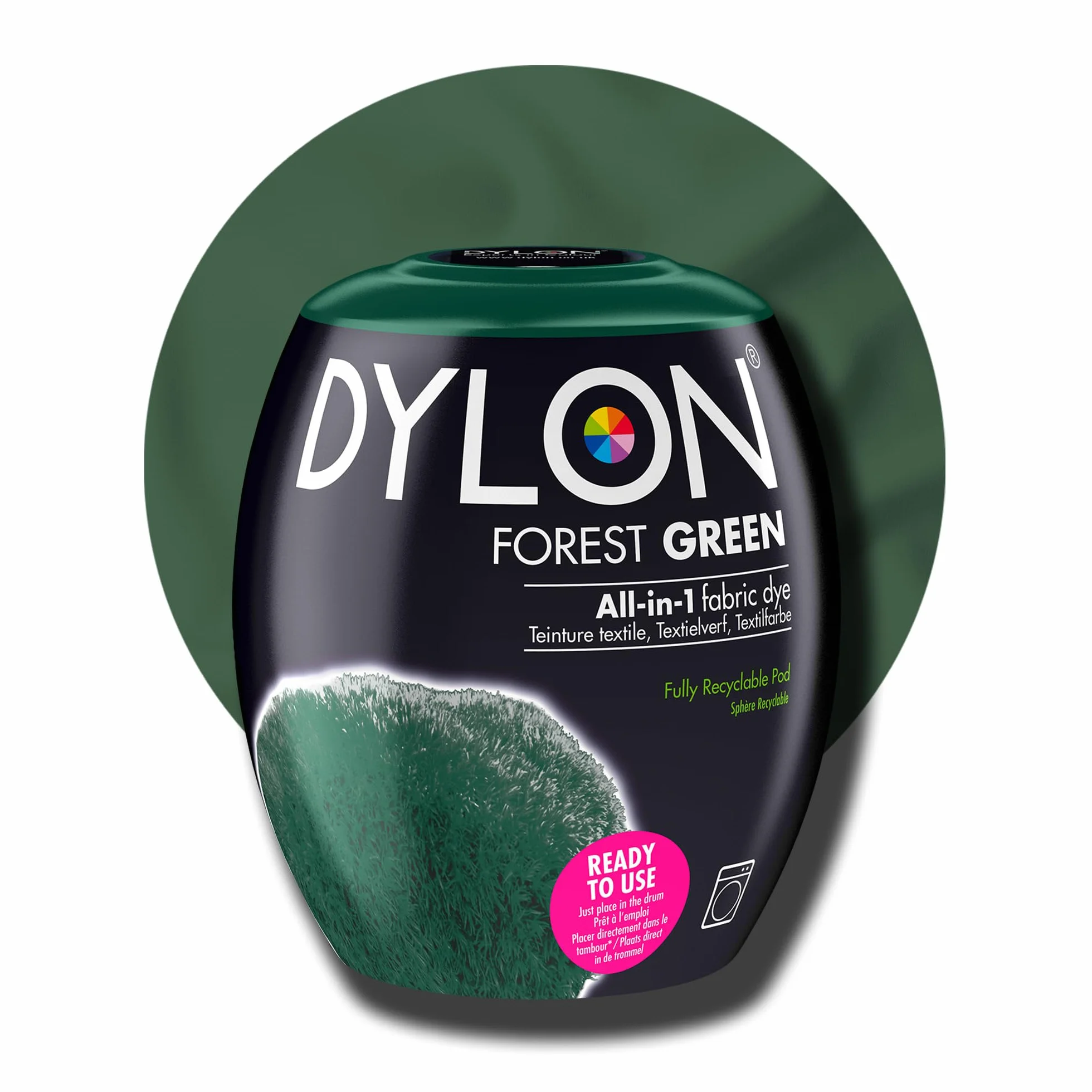 Dylon Maszyny Korzysta 05 Zielony Las Tkanin Barwnik Strąków 1 Sztuka