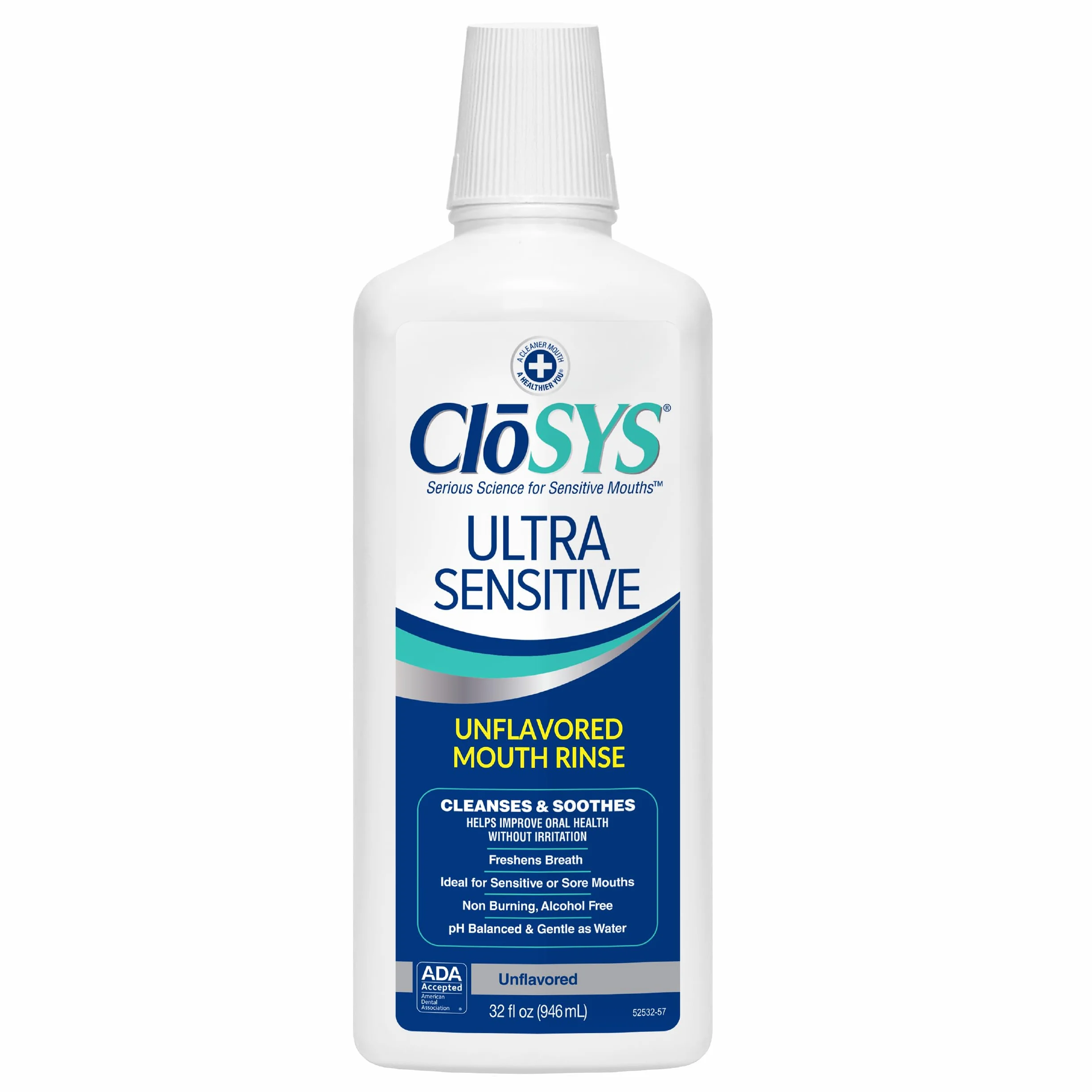 closys Oryginalny bez smaku płyn do płukania ust bez alkoholu 32 oz