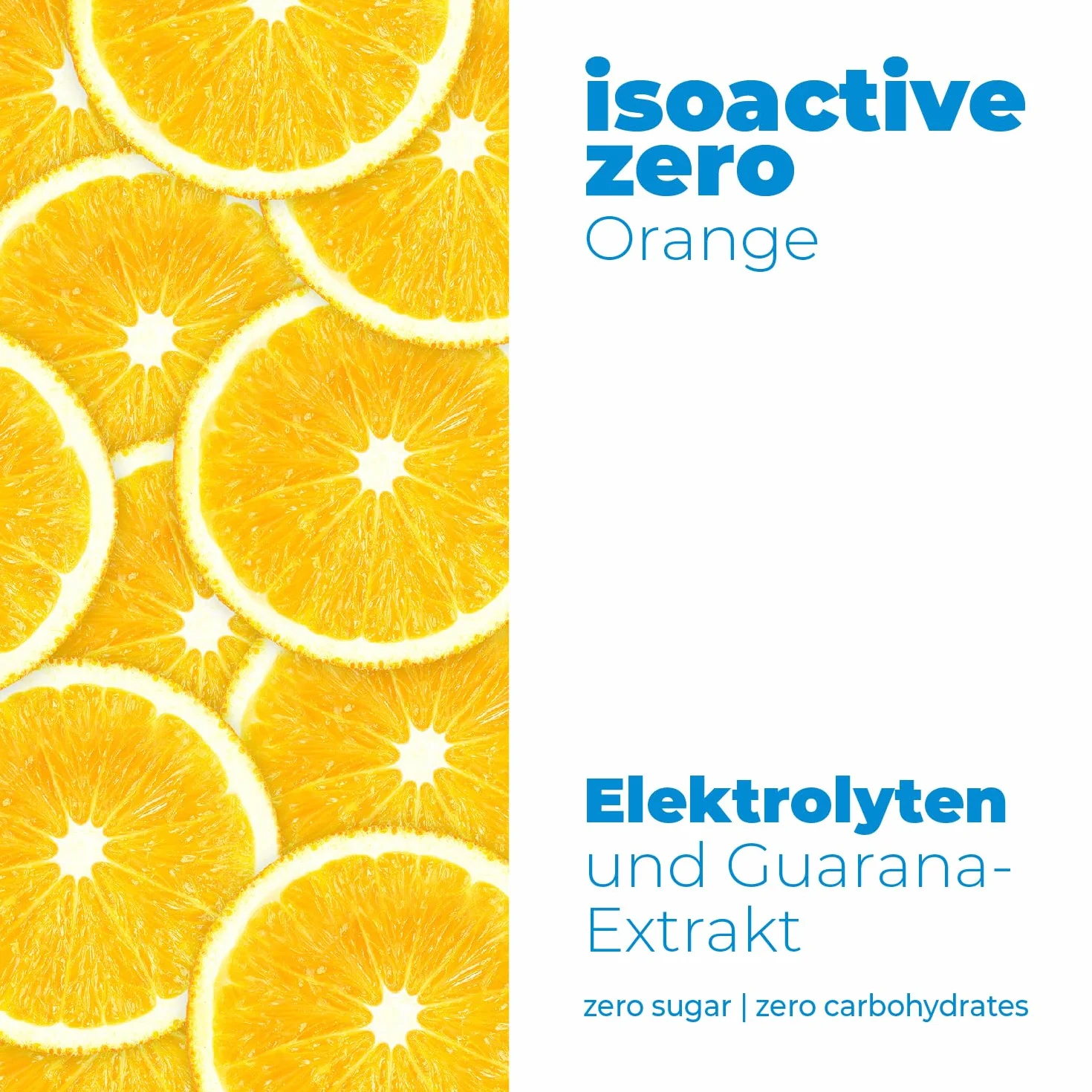 Activlab ISOACTIVE ZERO o smaku pomarańczowym – napój izotoniczny bez cukru z elektrolitami i ekstraktem z guarany, 225 g, bez kalorii, witaminy z grupy B