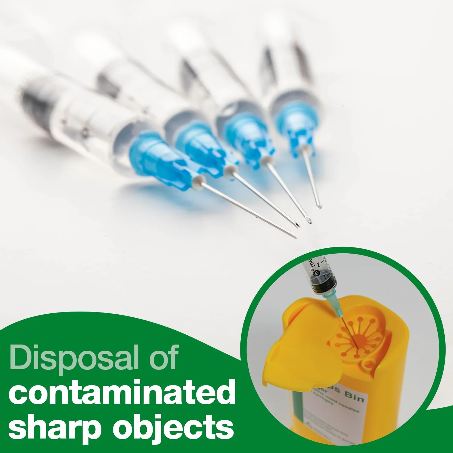 Safety First Aid HypaClean Sharps kosz na śmieci (0,25 litra)