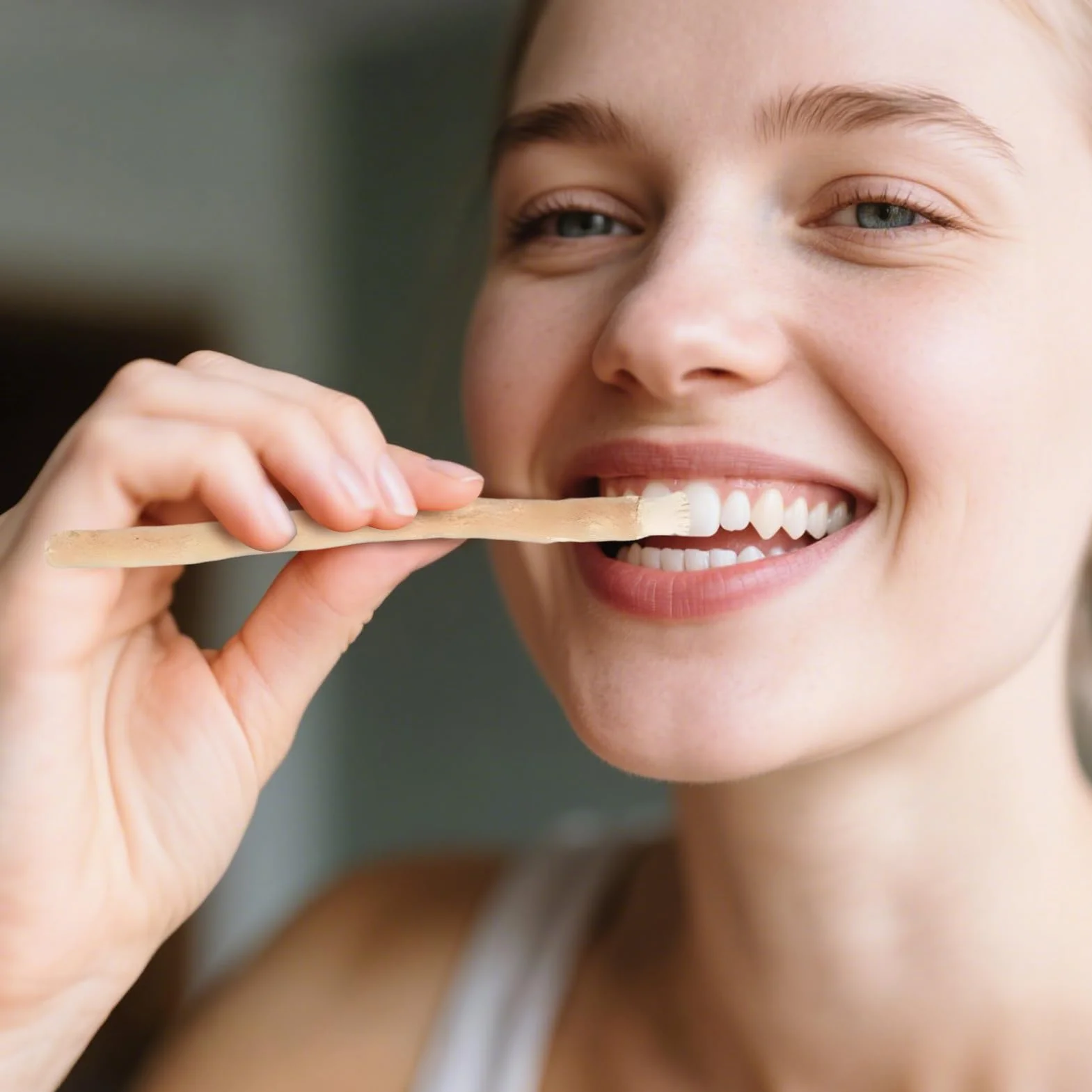Naturalne do zębów | Naturalna szczoteczka do zębów z drewna do czyszczenia, odświeżająca szczotka do aromatu dla dorosłych Podróż Biuro po posiłku poranny wieczór