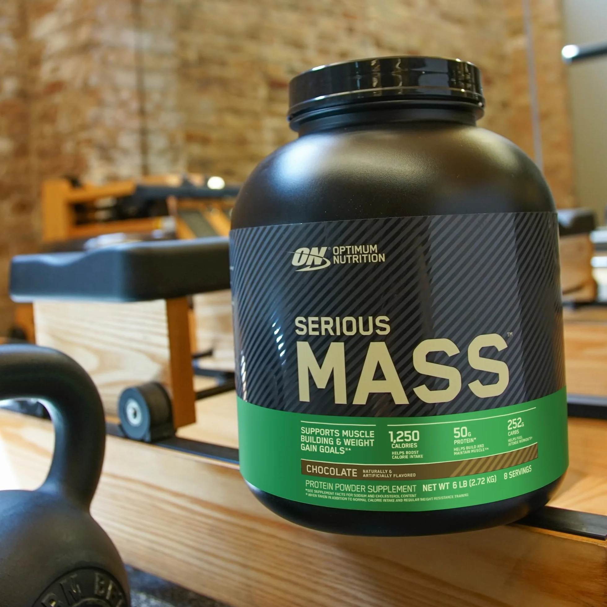 Optimum Nutrition Serious Mass Gainer Wysokokaloryczna Odżywka Białkowa Waniliowy 2,73 kg 8 Porcji