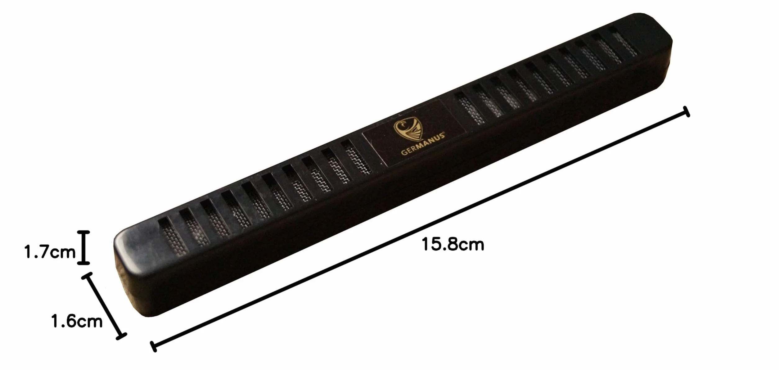 GERMANUS Humidor Nawilżacz do cygar czarny z kryształkami