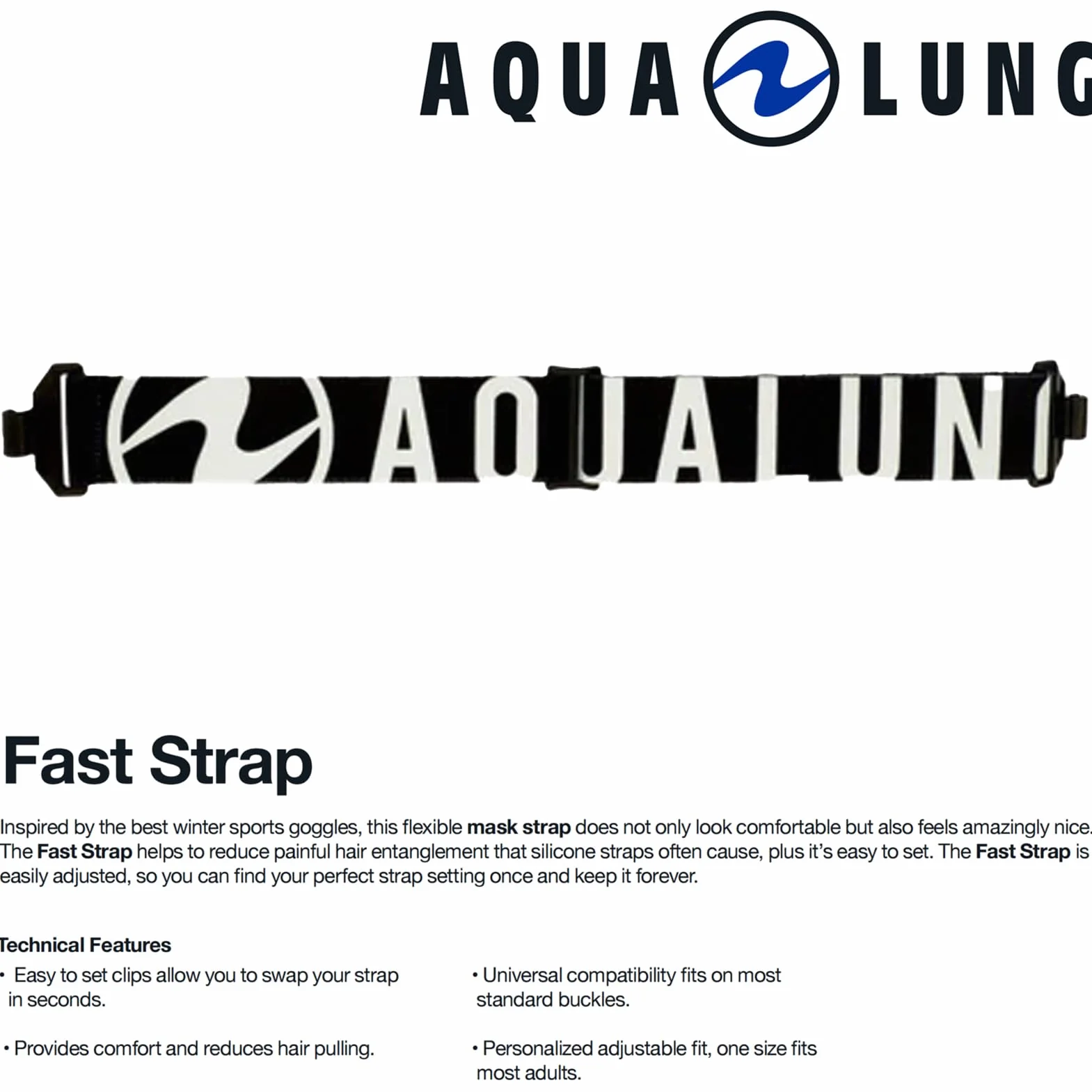 Aqua Lung Akcesoria MFS Uniseks Fast Strap