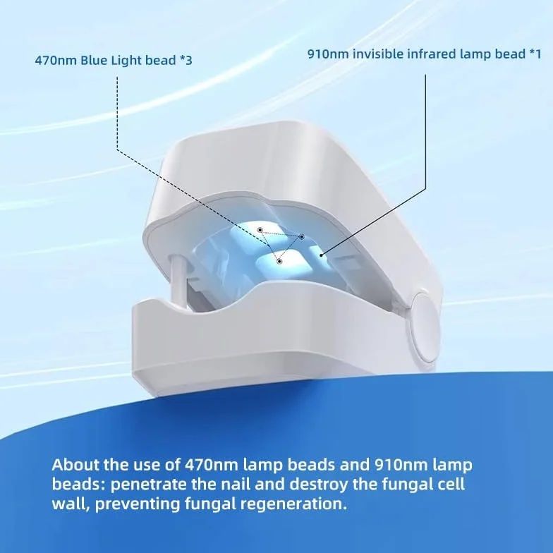Urządzenie do leczenia paznokci przeciwgrzybiczych, urządzenie do leczenia grzybów paznokci, leczenie grzybów paznokci, 7 minut dziennie - nie denerwuj się już
