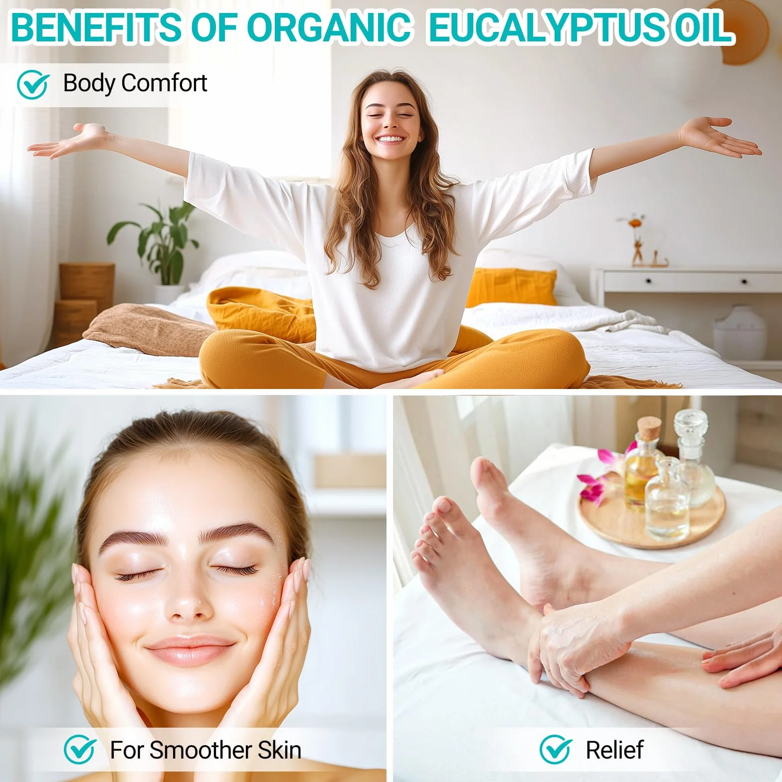 Olejek Eukaliptusowy 100ML 100% Czysty Naturalny Olejek Nierozcieńczony do Aromaterapii Masażu Odstraszania Komarów Pielęgnacji Skóry Oczyszczania Powietrza DIY i Jogi