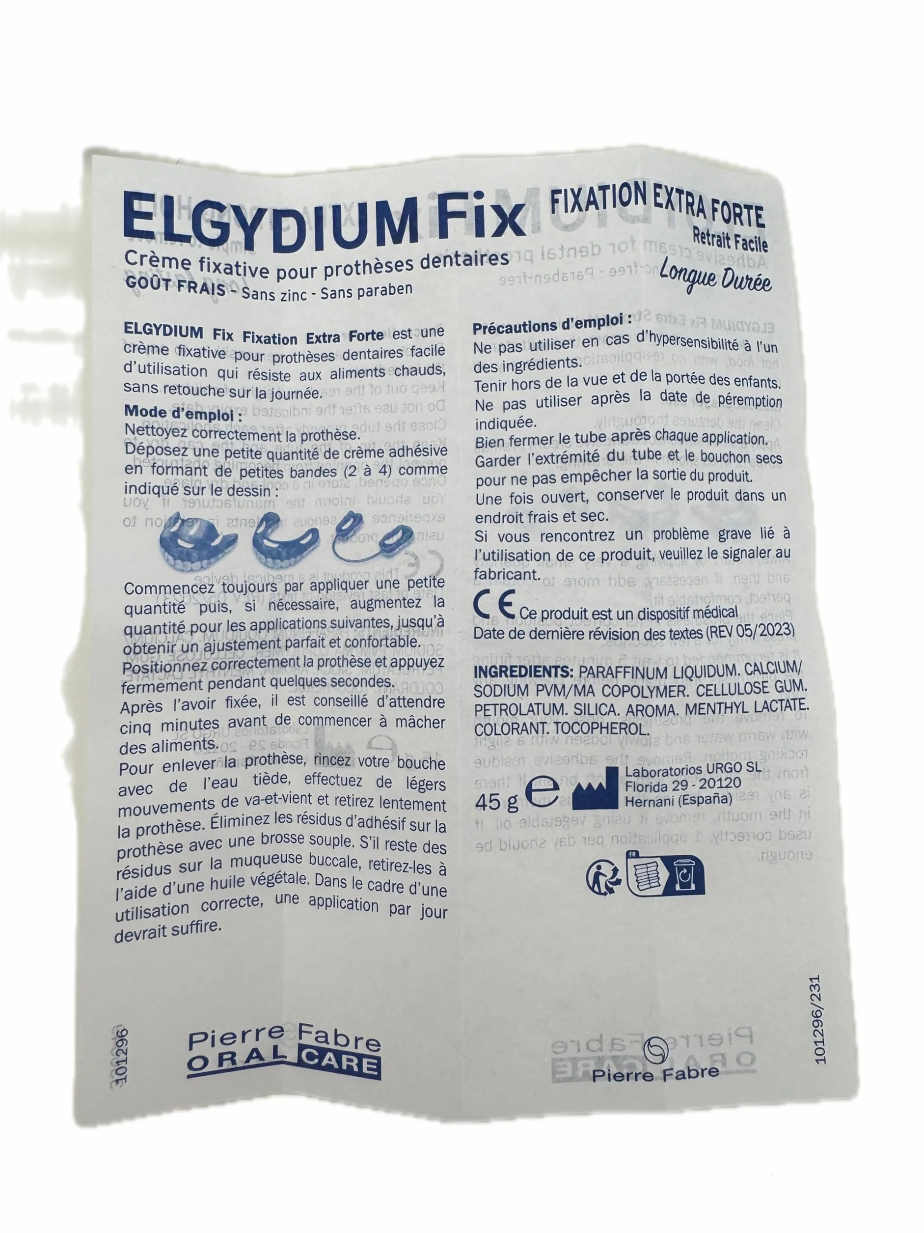 Elgydium Fix Extra Strong Hold 45 g
