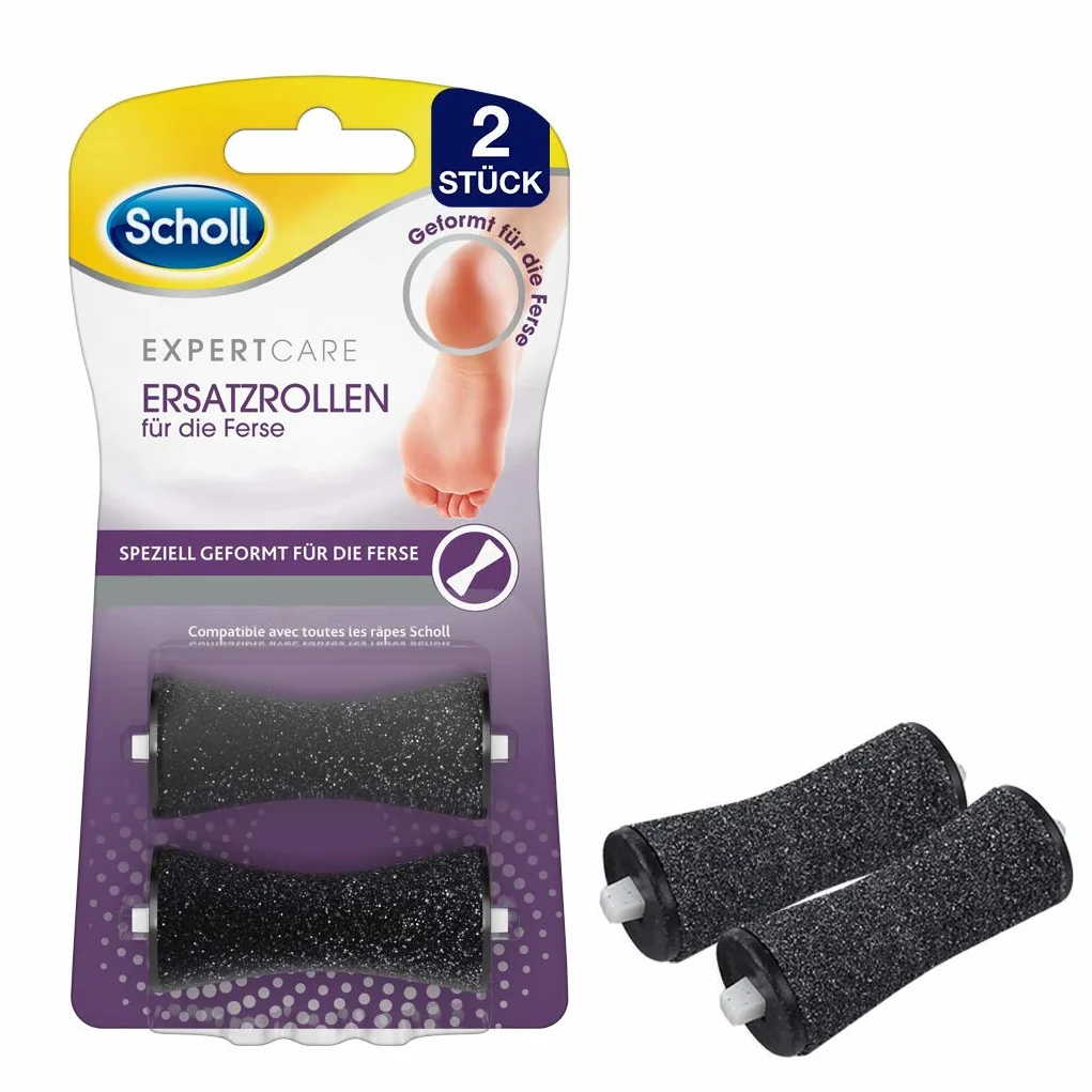 Scholl Expert Care Rolki do Pilnika, Czarny, 2 szt.