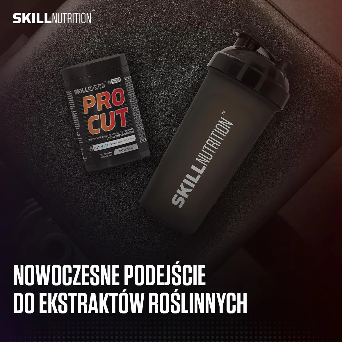 Skill Nutrition Pro Cut 180 tabletek spalanie tłuszczu zielona herbata L-karnityna CLA BioPerine® metabolizm energia