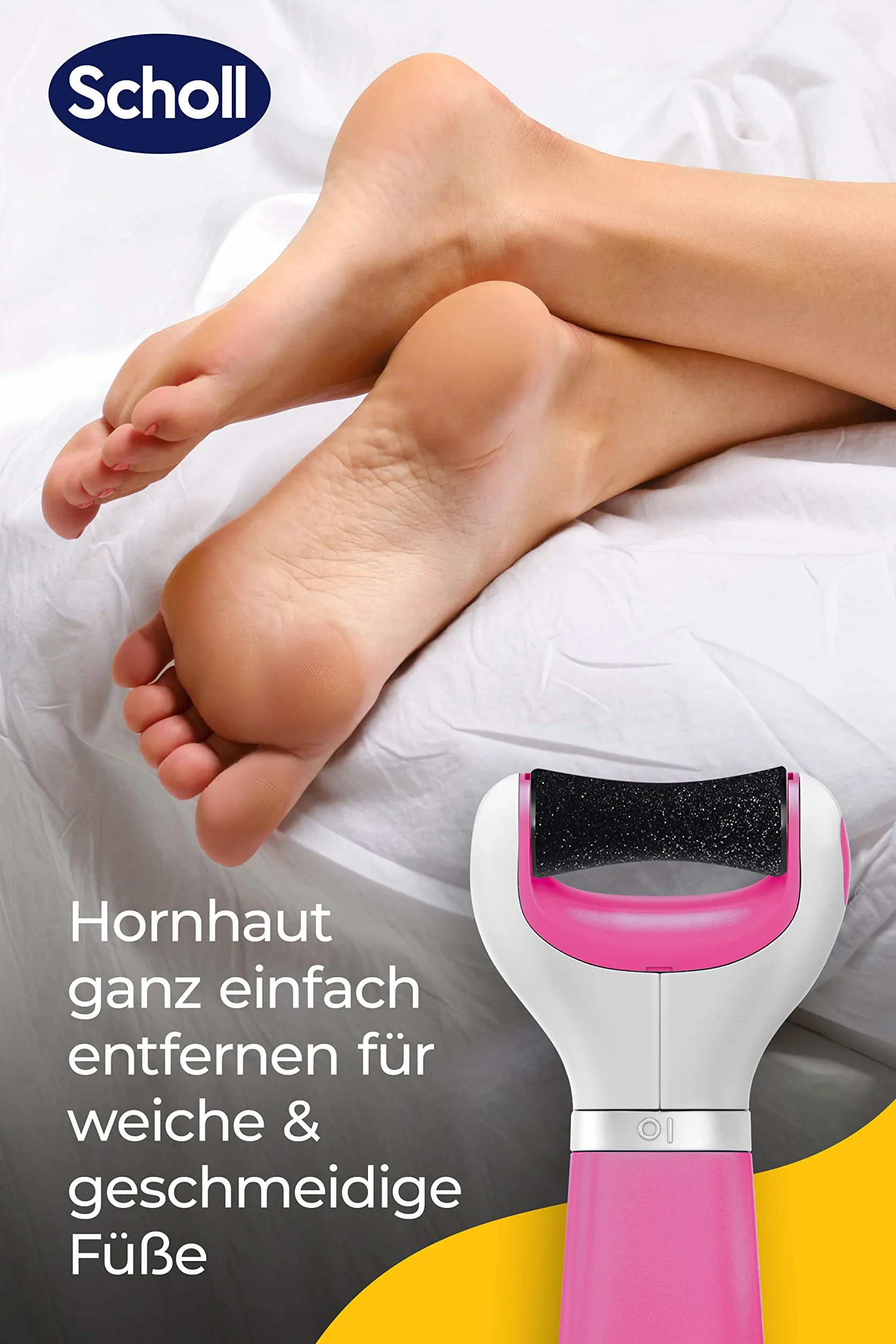 Scholl Velvet Smooth Pilnik Elektryczny Do Stóp 90 Min Różowy