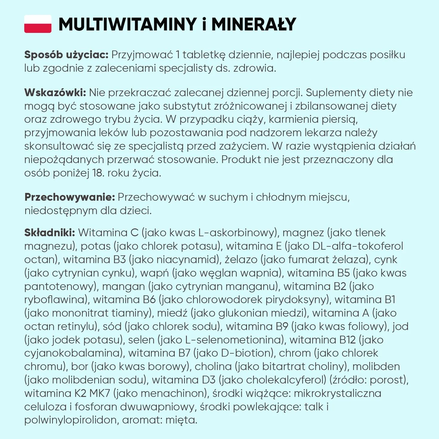 Multiwitaminy i Minerały, 400 Wegańskich Tabletek, Zestaw 27 Składników – Witamina C, Witamina B, D, E, Magnez, Cynk, Wapń, Żelazo i więcej, Zapas na ponad rok, Pyszny smak miętowy