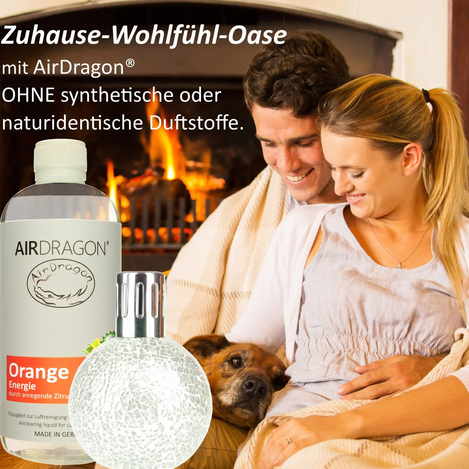 AIRDRAGON® Pomarańczowy 500 ml Premium naturalny zapach do pomieszczeń