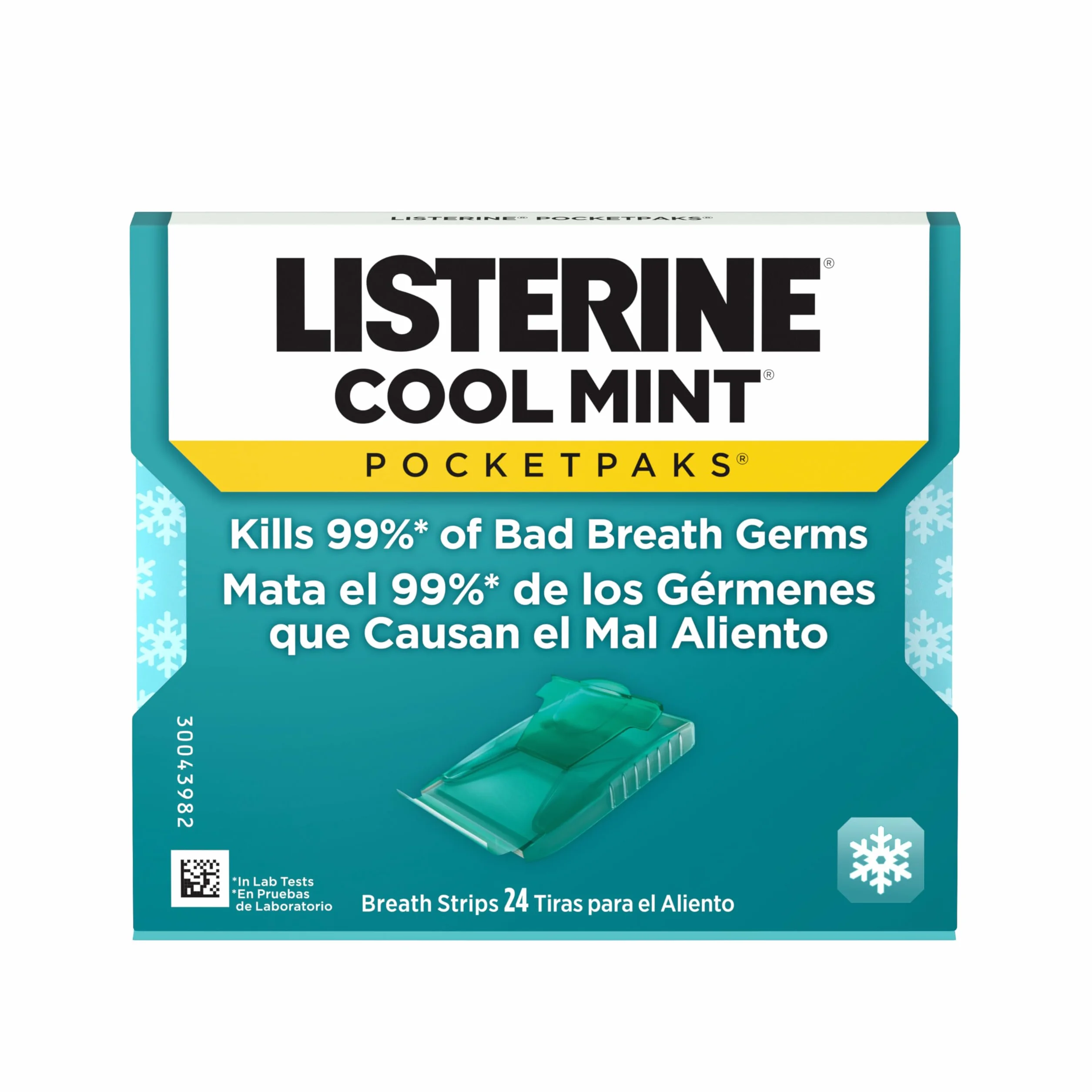 Listerine Pocketpaks zestaw 12 opasek świeża mięta 24 szt