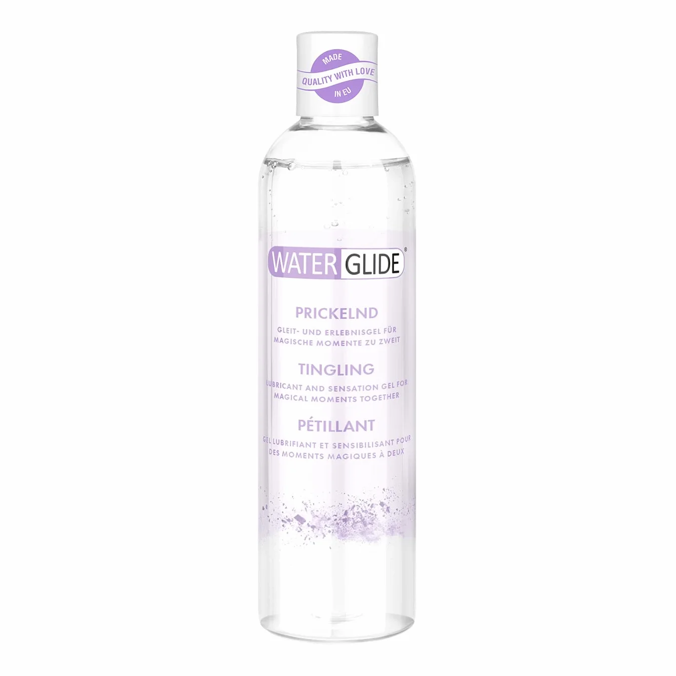 Waterglide Lubrykant | lubrykant na bazie wody zapewnia długotrwałą zabawę, wegański, nadaje się do zabawek erotycznych i prezerwatyw | 300 ml