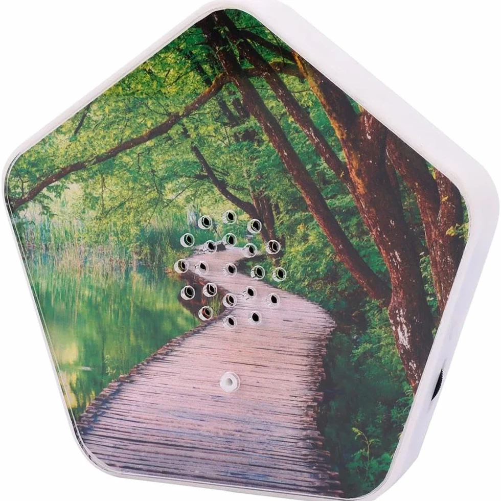Olymp Sounds of Nature Box 3 sztuki, dźwięki natury do relaksu i odpoczynku, soundbox ze śpiewem ptaków, szeptem strumienia, łóżkami górskimi, hałasem morza, pozytywką z czujnikiem ruchu i regulacją