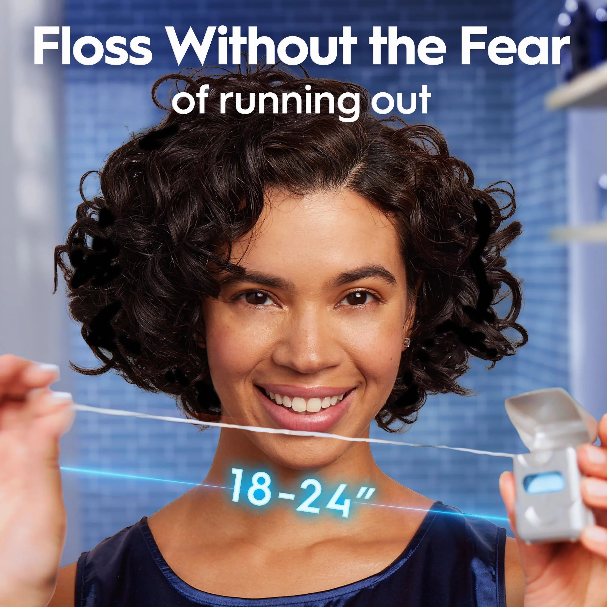 Oral-B Glide Pro-Health Deep Clean nić dentystyczna chłodna mięta 40 m 2 sztuki
