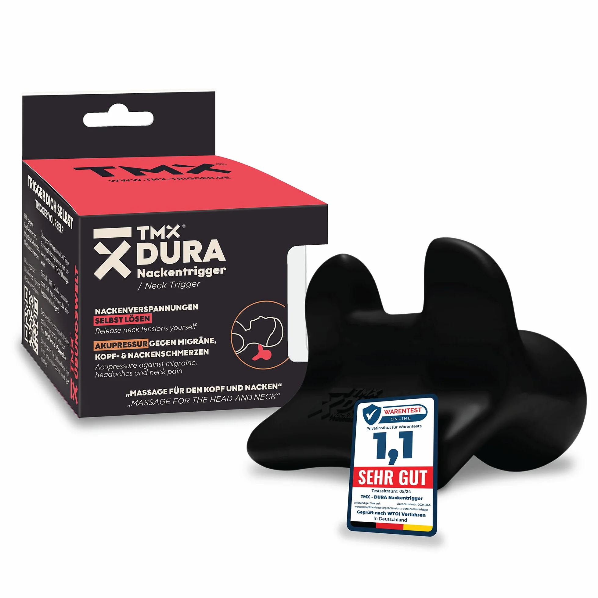 TMX® DURA – preparat do usuwania karku, specjalista od karku, do samodzielnego leczenia napięcia karku, napięciowych bólów głowy i migreny