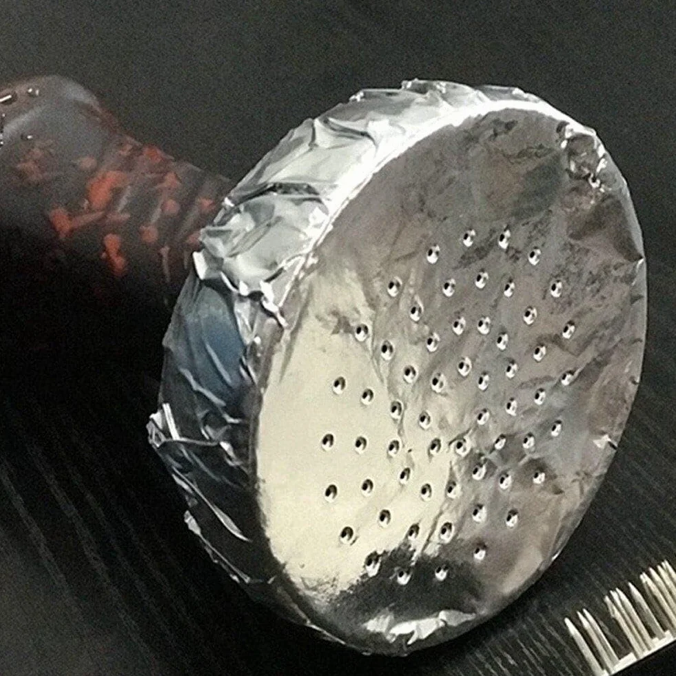 Folia aluminiowa dziurkacz do fajki wodnej akcesoria do sziszy