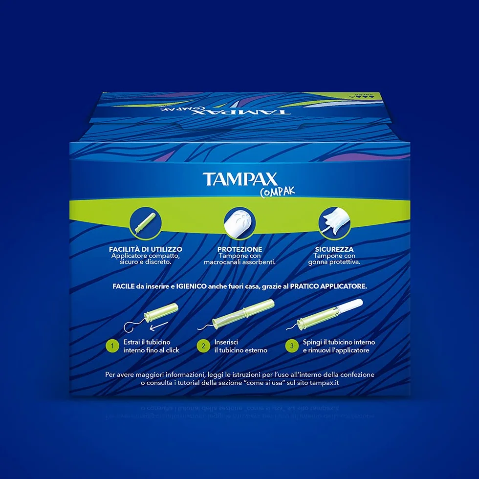 TAMPAX COMPACK SUPER, opakowanie 24 waciki