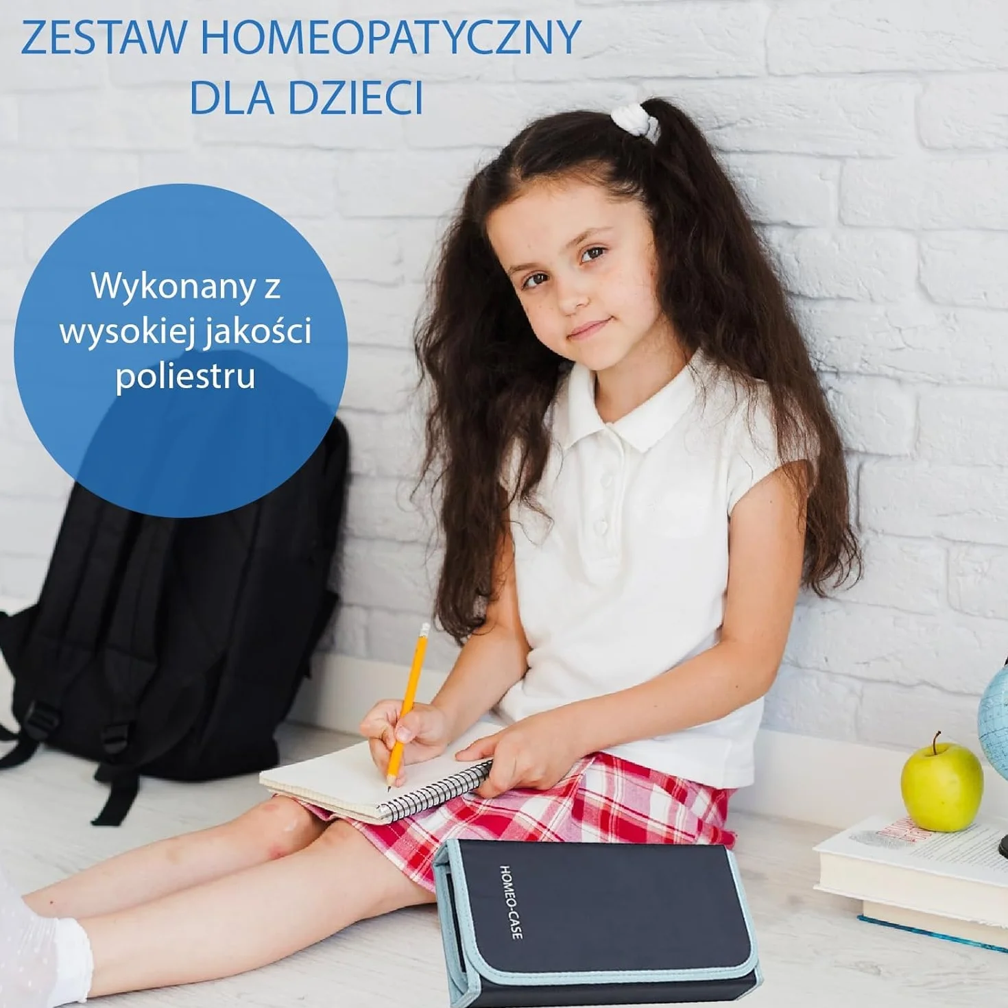 Etui Homeopatyczne 40 Przestrzeni na Fiolki Boiron 4g Niebieski