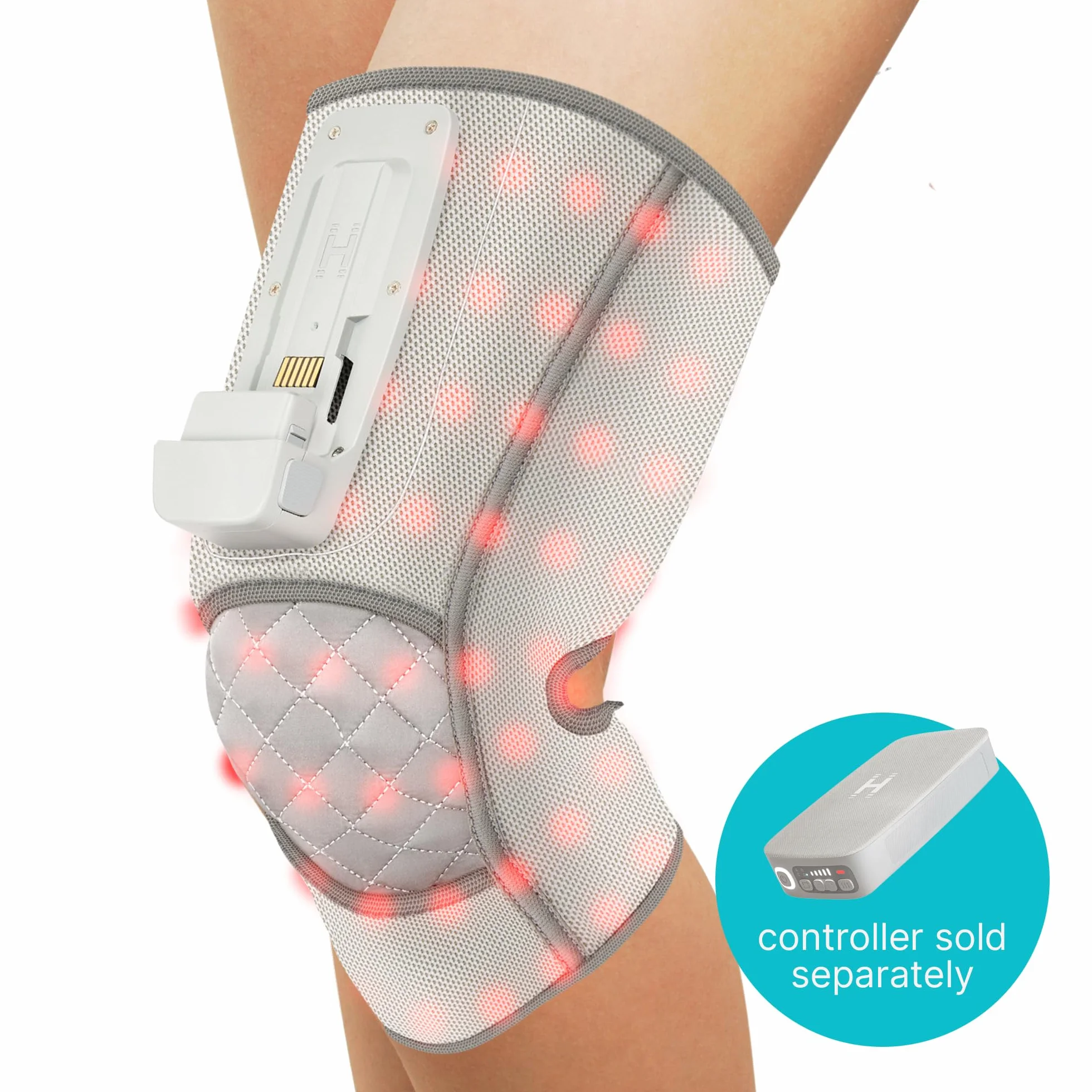 HoMedics Modulair Opaska kompresyjna na kolano, masaż cieplny, regulowany