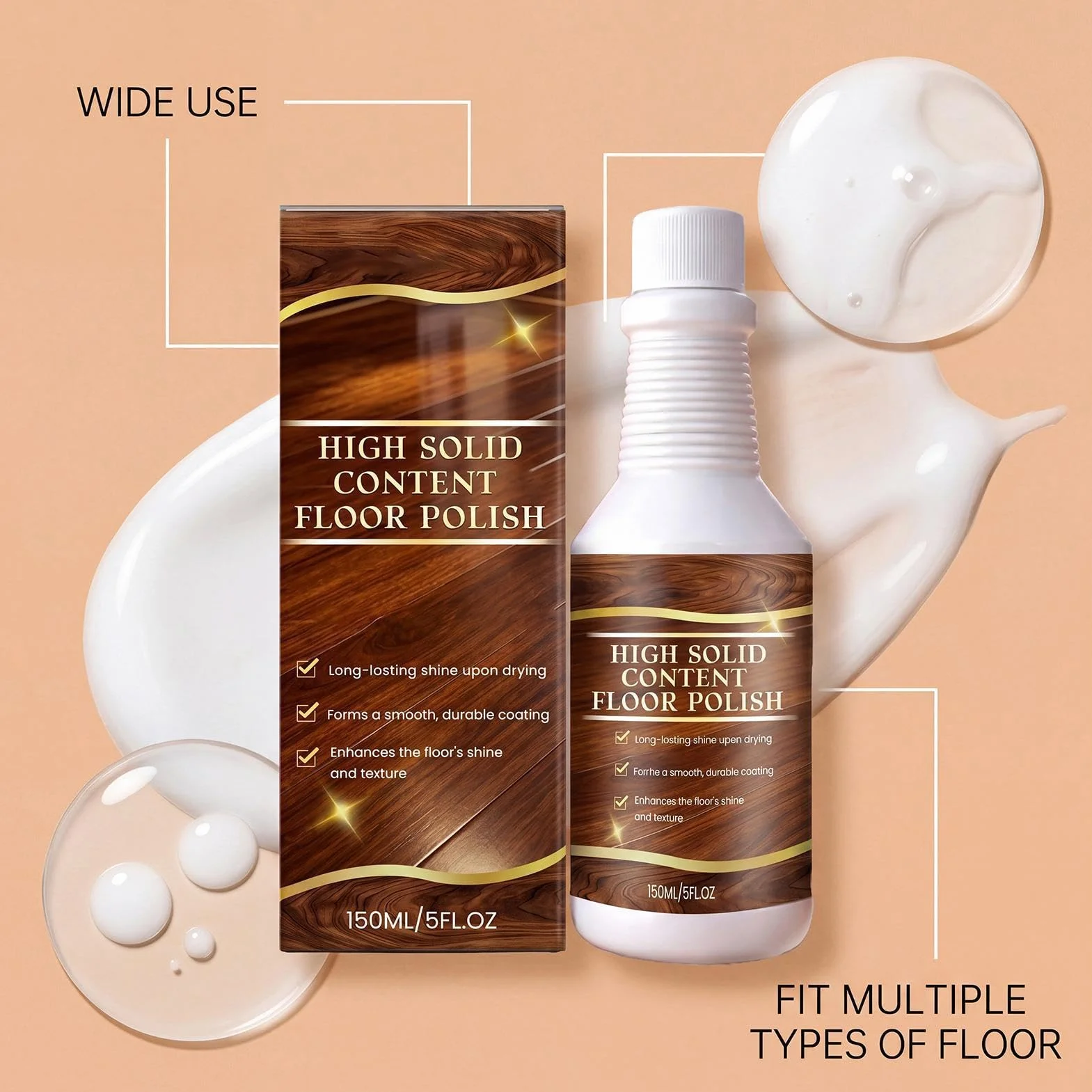 Środek Do Czyszczenia Podłóg Drewnianych 150 ml Płyn Do Naprawy Rys