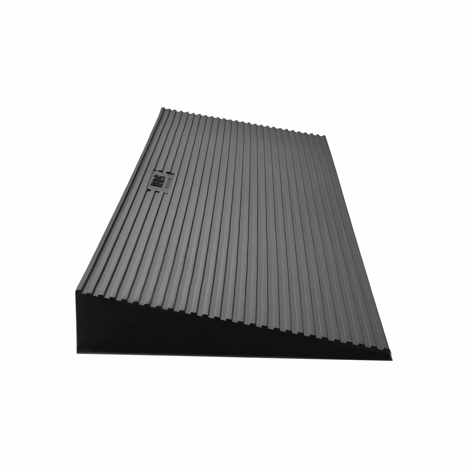 VEVOR Gumowa rampa progowa, wysokość 4 cm, maksymalna nośność, 15 ton, rampa progowa swobodnie przycinana, wymiary ogólne 90 x 20 x 4 cm, antypoślizgowa rampa progowa do łatwego wspinania się 6,2 kg