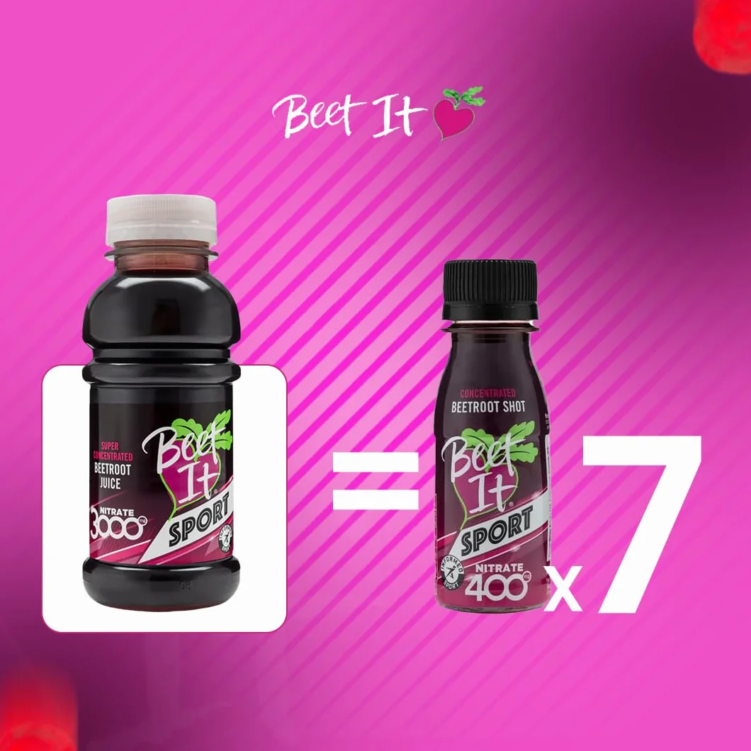 Beet It Shot z buraka 400mg azotanów 7 porcji