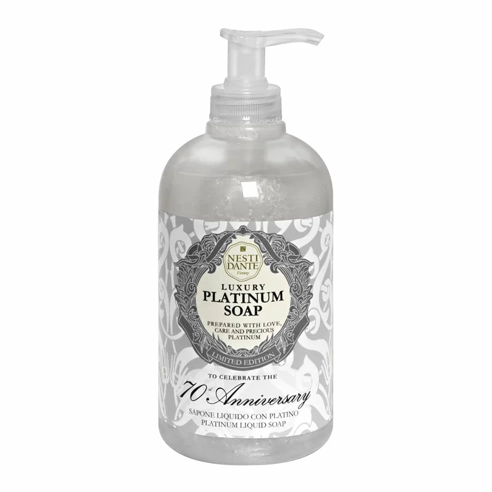 Nesti Dante Liquid Soap 70th Anniversary Platinum, 500 ml