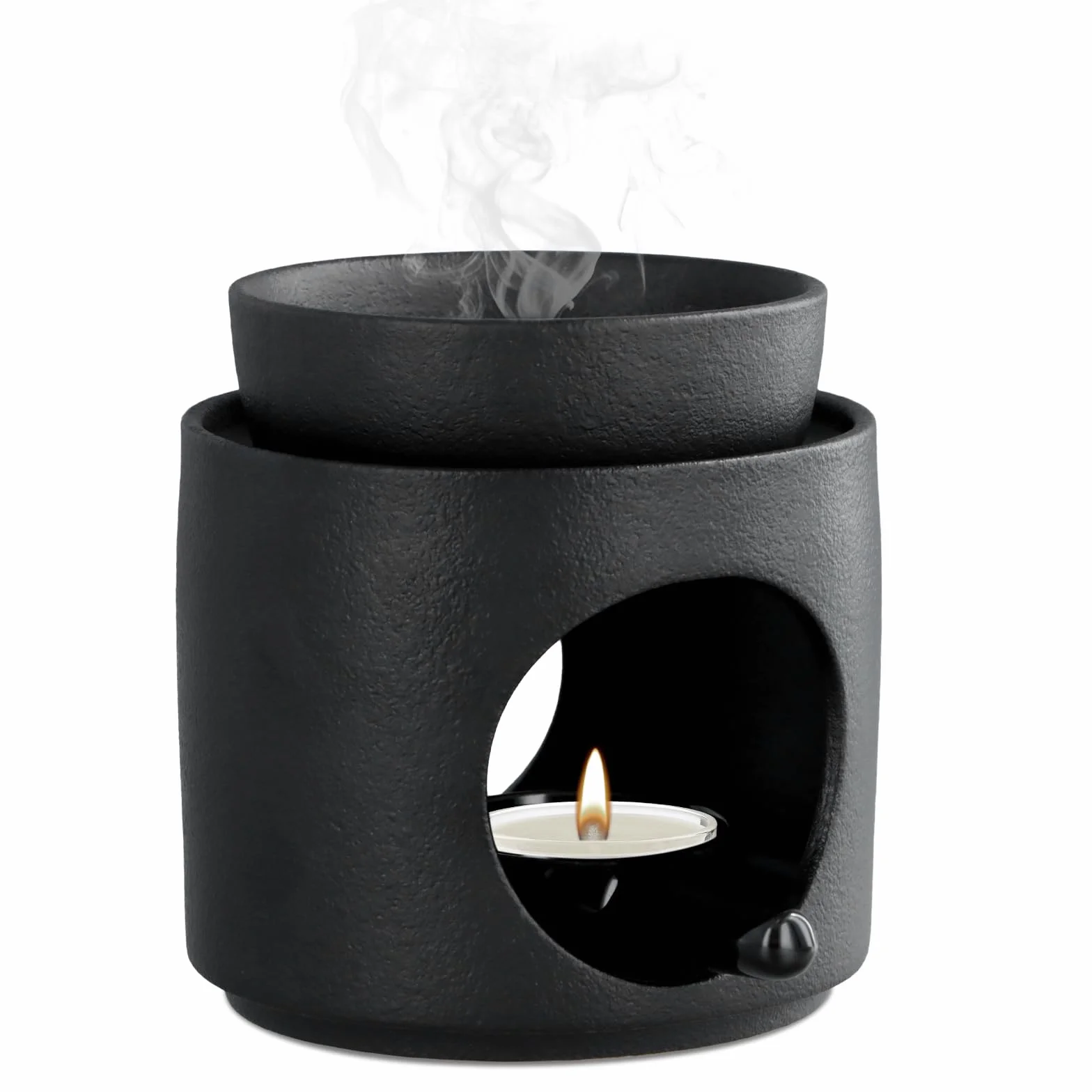 Ceramiczny palnik olejowy, dyfuzor aromatów, ceramiczna lampa zapachowa, podgrzewacz do olejków eterycznych, olejek zapachowy i wosk zapachowy, lampa zapachowa, dyfuzor olejków i wosku, palnik do