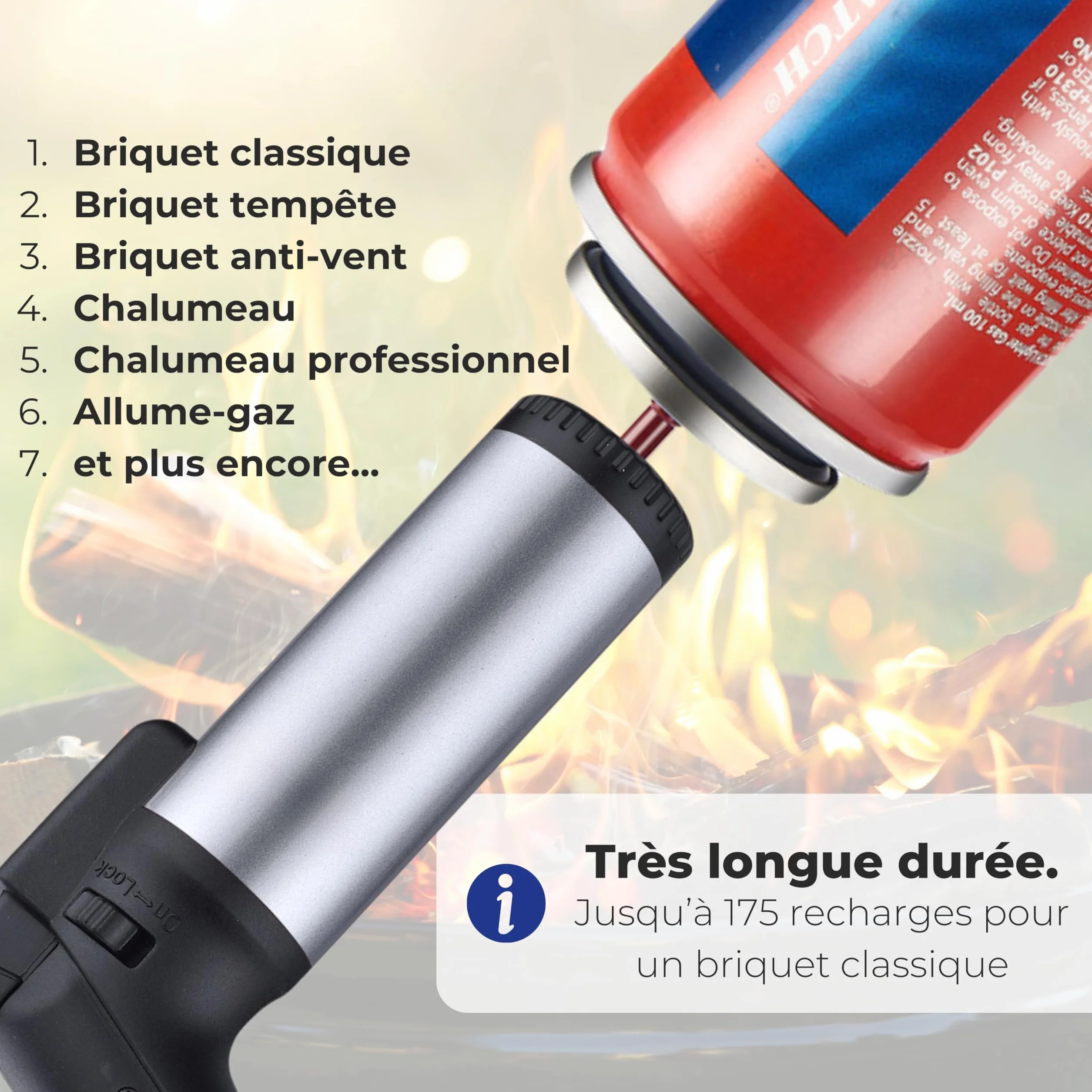 Gaz do zapalniczek 300 ml w metalowej puszce