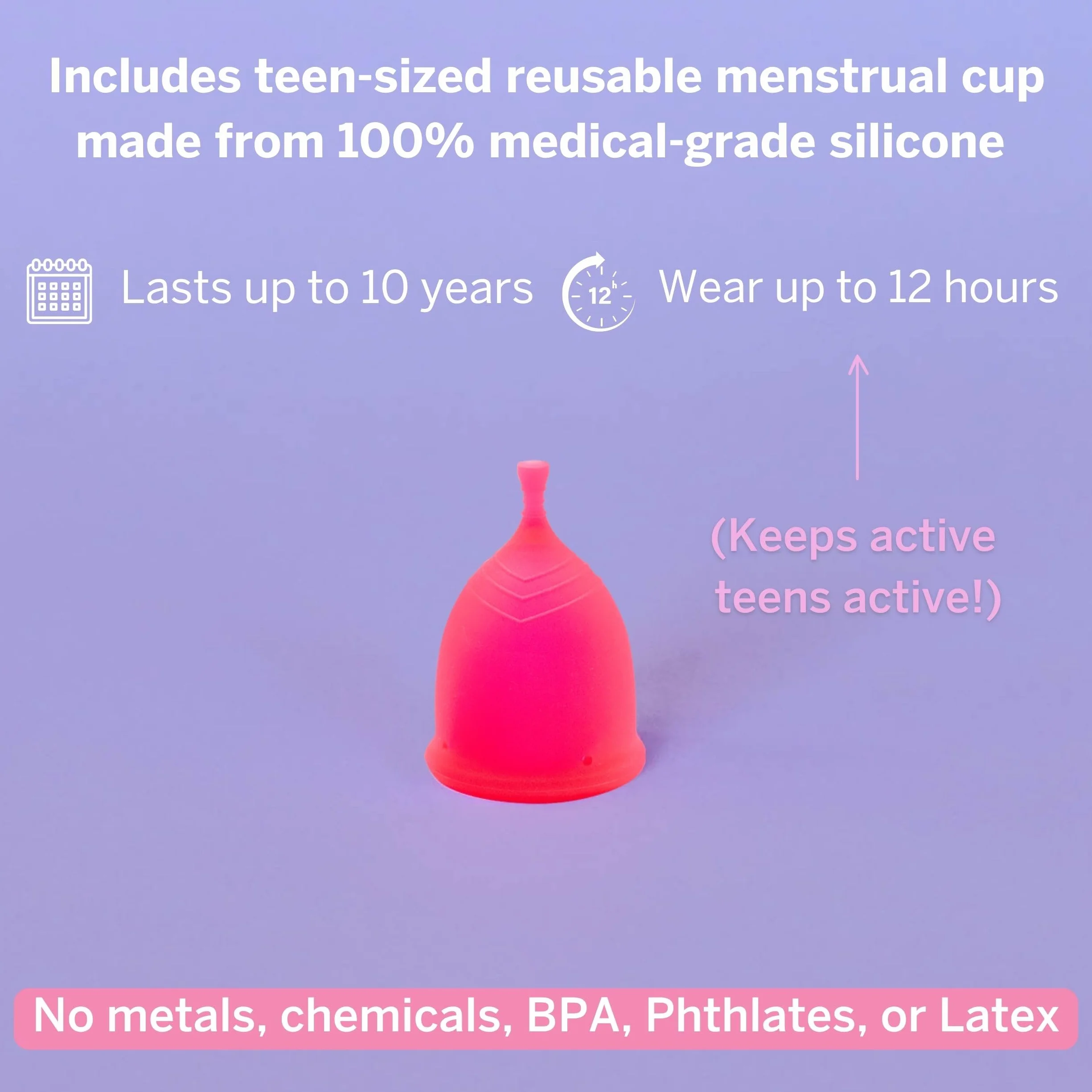 Pixie Cup Zestaw menstruacyjny – najlepszy zestaw startowy do kubków okresowych – 2 kubki, pranie, 20 chusteczek, lubrykant, publiczna toaleta i torba do przechowywania – sprawdzony jako to, czego