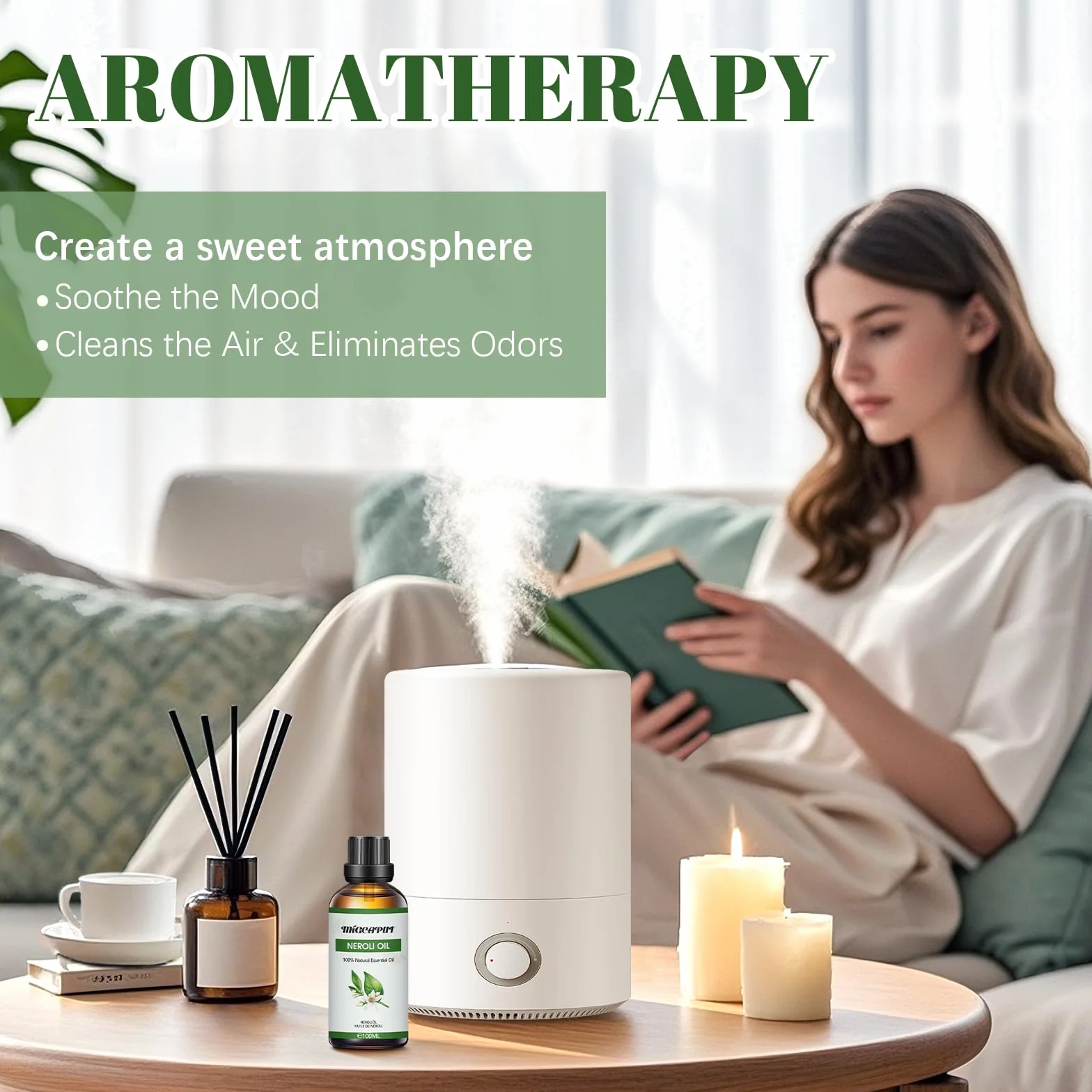 Olejek eteryczny z neroli 100 ml naturalny olejek zapachowy do dyfuzora aromaterapii