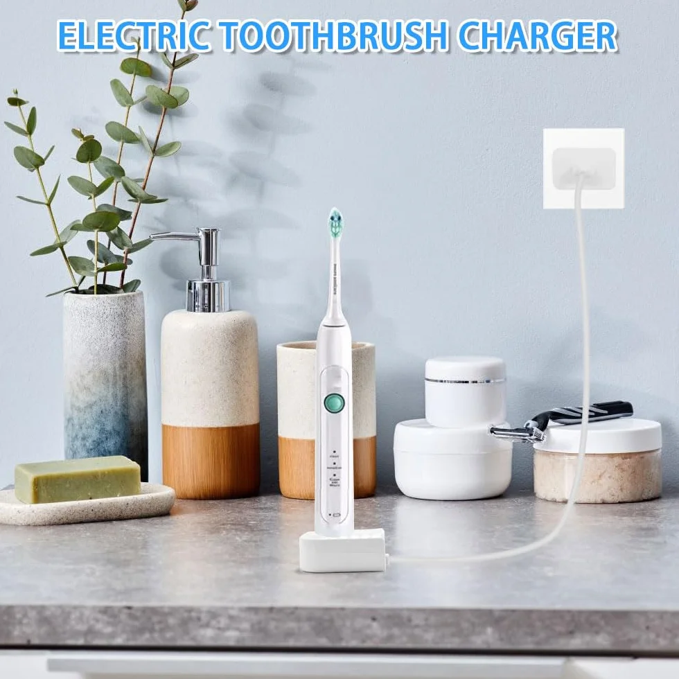 Ładowarka USB do szczoteczki do zębów kompatybilna z Philips Sonicare HX3000 HX6000 HX8000 HX9000 Series indukcyjna elektryczna szczoteczka do zębów, wodoodporny kabel zasilający USB