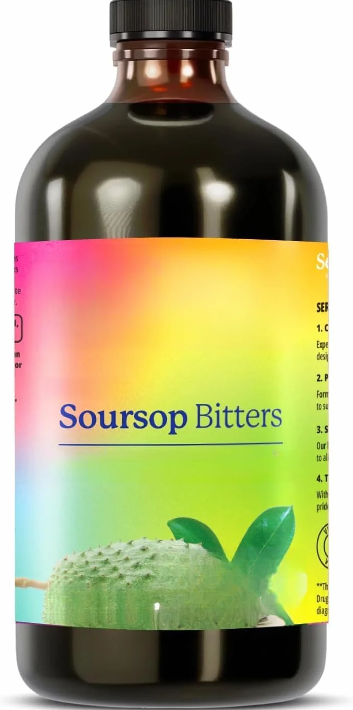 Soursop Bitters - Wspomaga zdrowie układu pokarmowego, poprawia funkcje odpornościowe, bezglutenowe