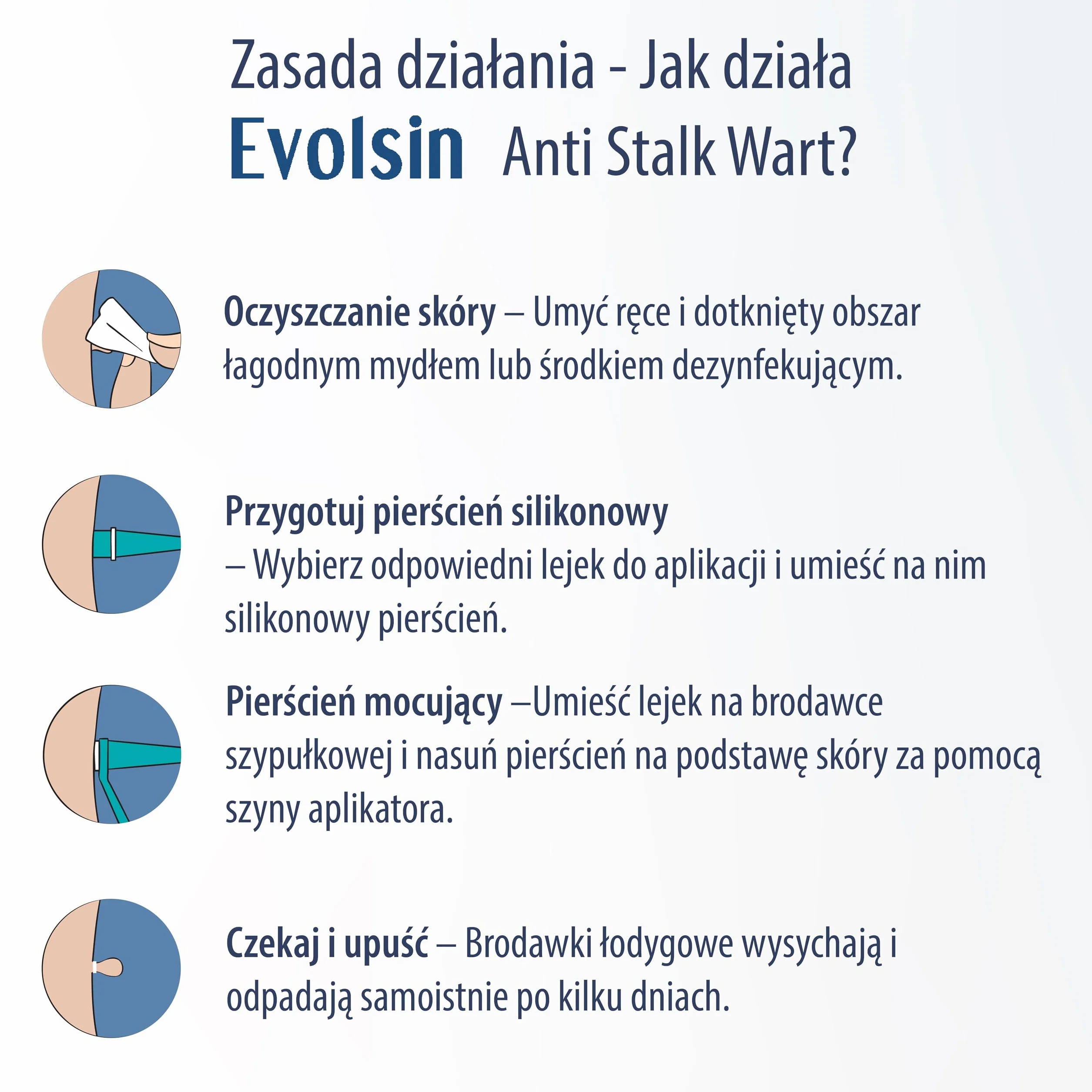 Evolsin® Anti Brodawki szypułkowe – Skuteczny przeciwko brodawkom szypułkowym w domu – Skuteczny, Bezpieczny i Prosty bez chemii – Idealny na szyję, pachy i ciało
