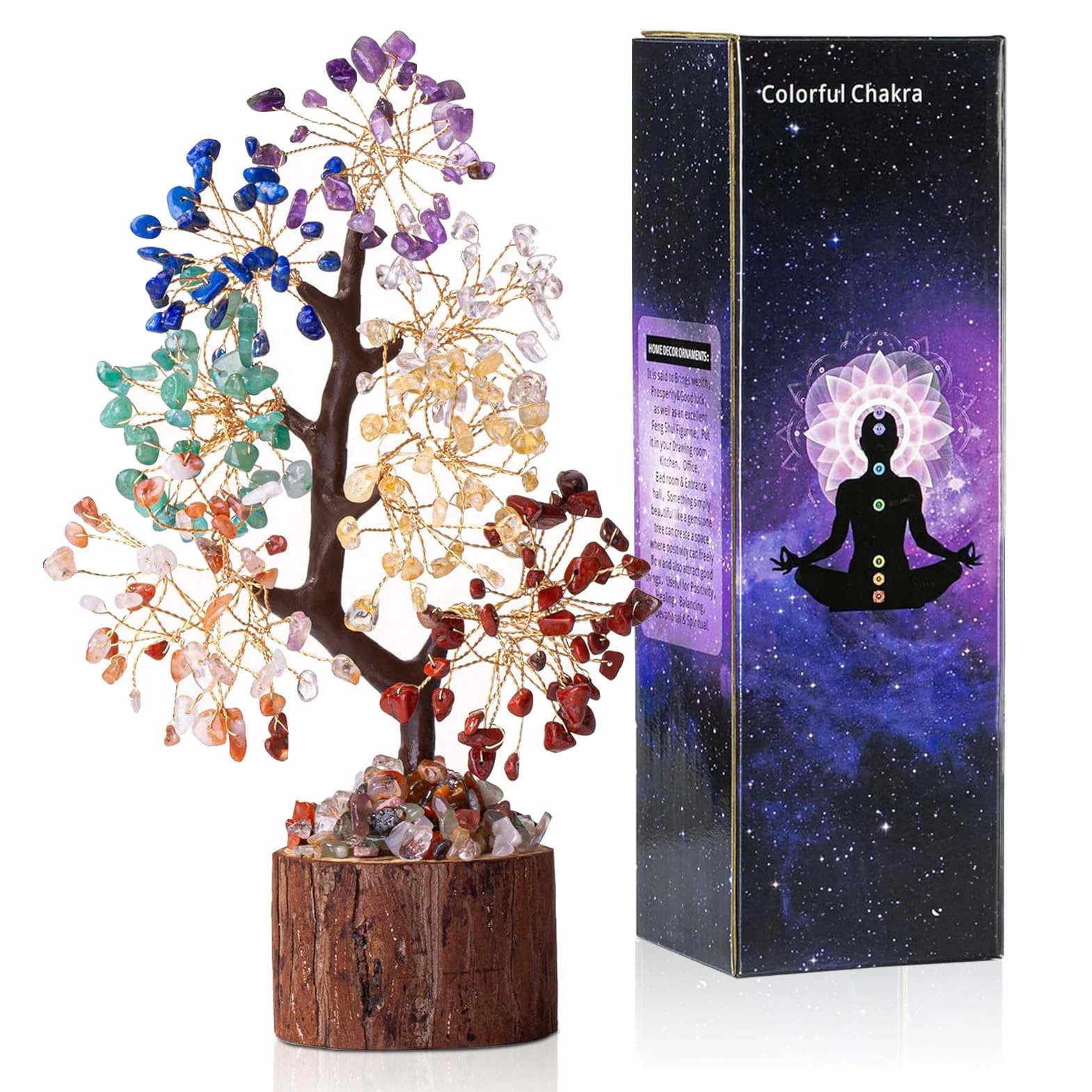 Kryształowe drzewo ametystowe, drzewo życia, drzewo życia, dekoracja drzewka bonsai, drzewo pieniężne, dekoracja biurka, duchowa ezoteryka, feng shui, dekoracja czakra, duchowy prezent dla kobiet