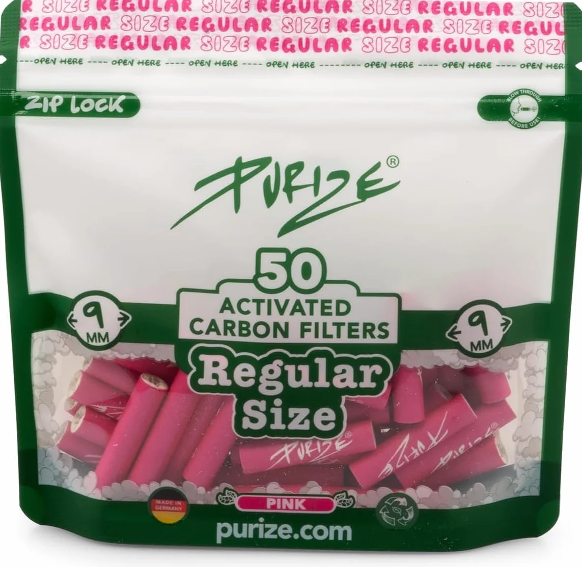 PURIZE® Regular Size 9 mm (różowy)