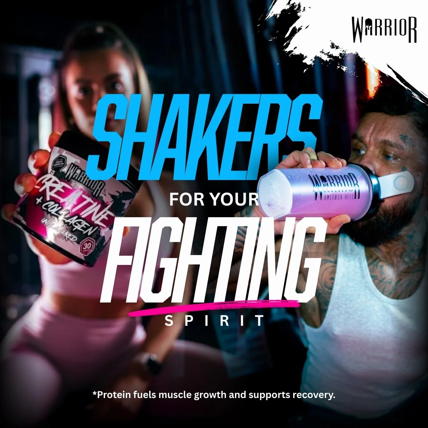 Warrior Butelka do shakera proteinowego, zawiera mieszadło druciane, 600 ml, idealna do mieszania sproszkowanych koktajli, przezroczysta, bez BPA, nadaje się do mycia w zmywarce