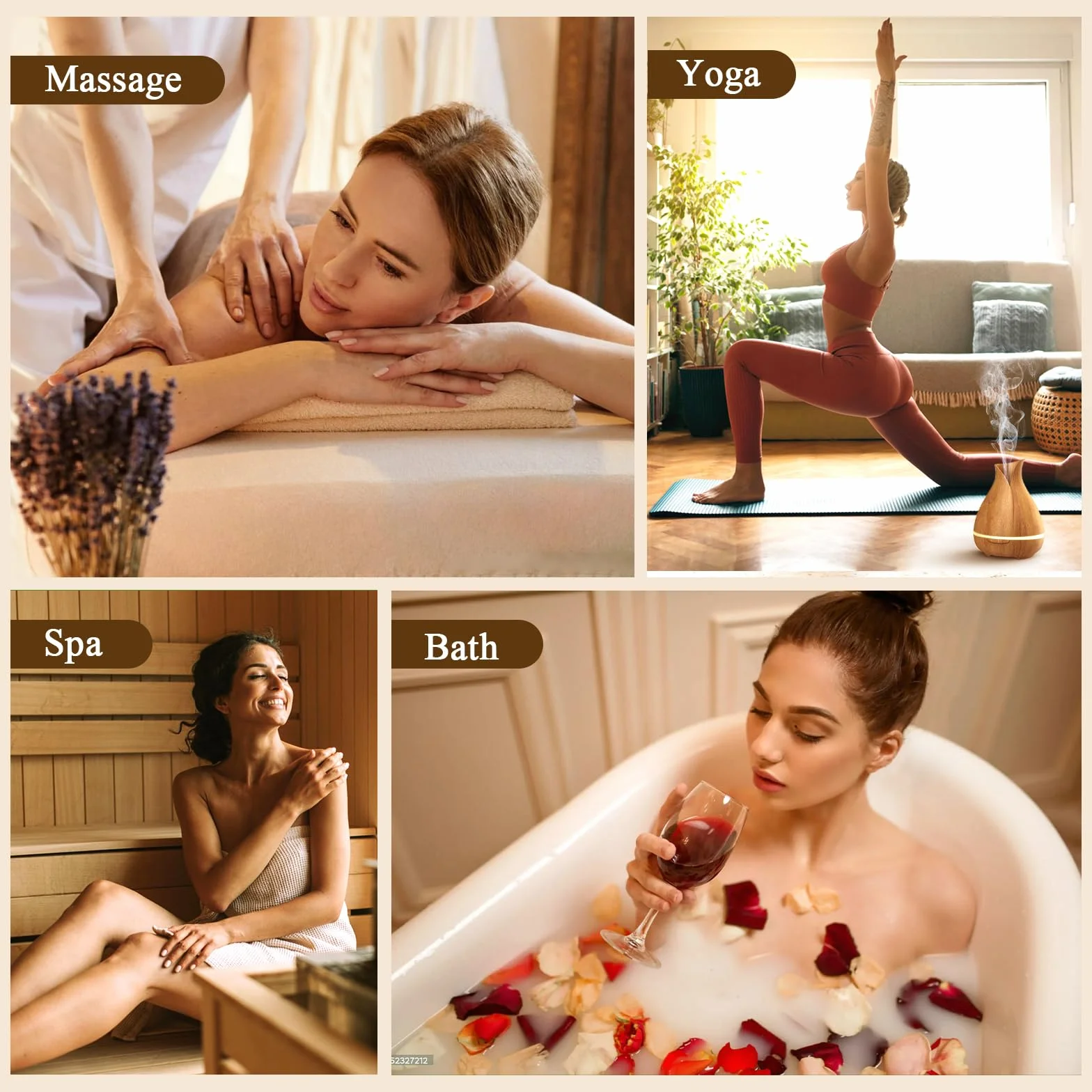 MIGCAPUT Zestaw Olejków Eterycznych 24 x 10ML, 100% Naturalne Aromaterapia do Dyfuzora, SPA, Masażu