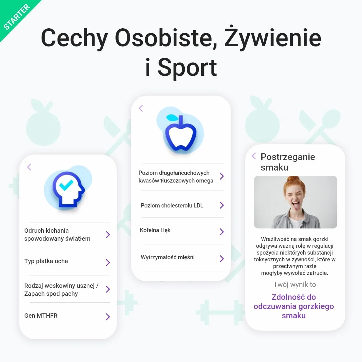 tellmeGen DNA Test Starter Pochodzenie Cechy Wellness 90 raportów
