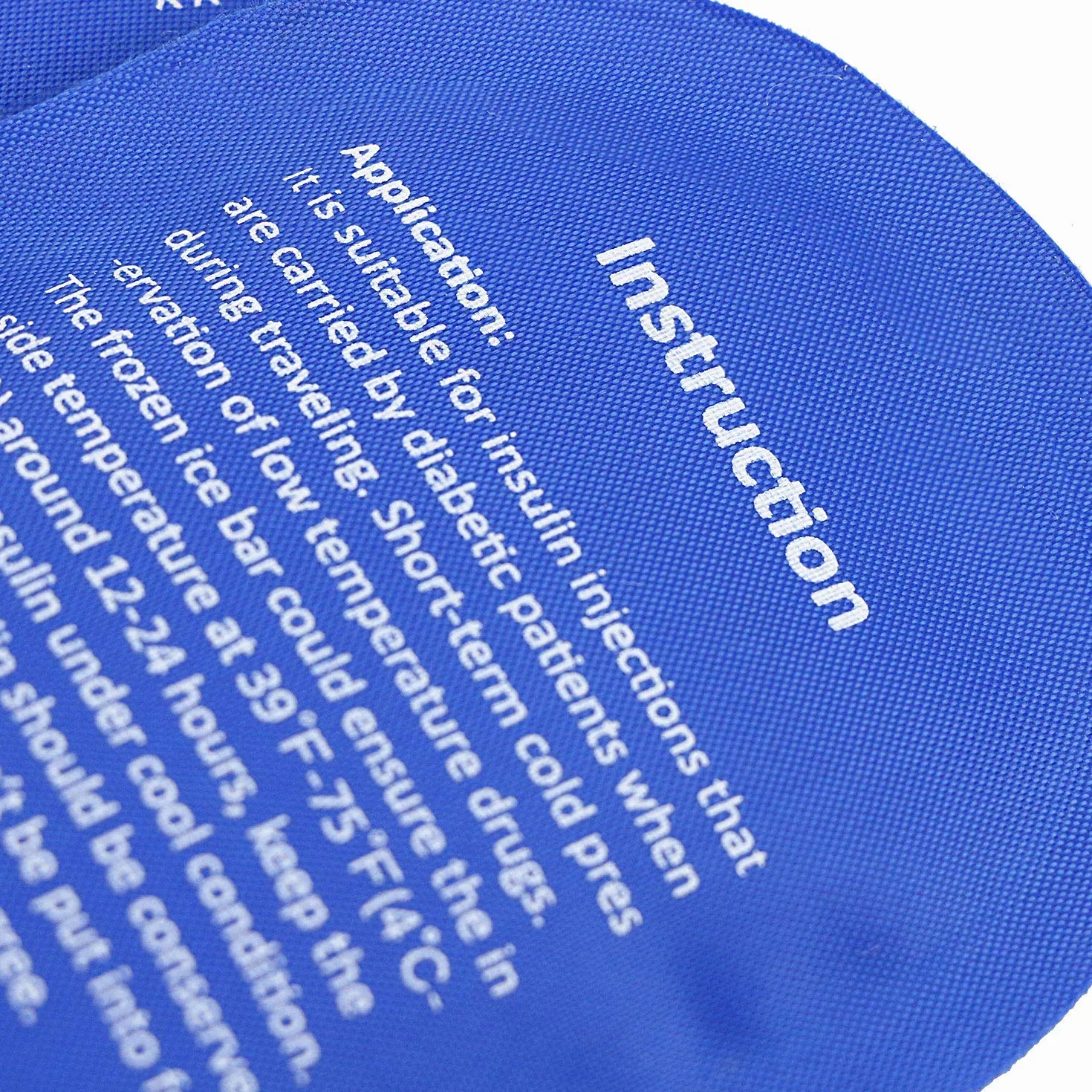 YOUSHARES Insulated Medication Cooler torba podróżna do przechowywania z 2 opakowaniami na lód (niebieska)