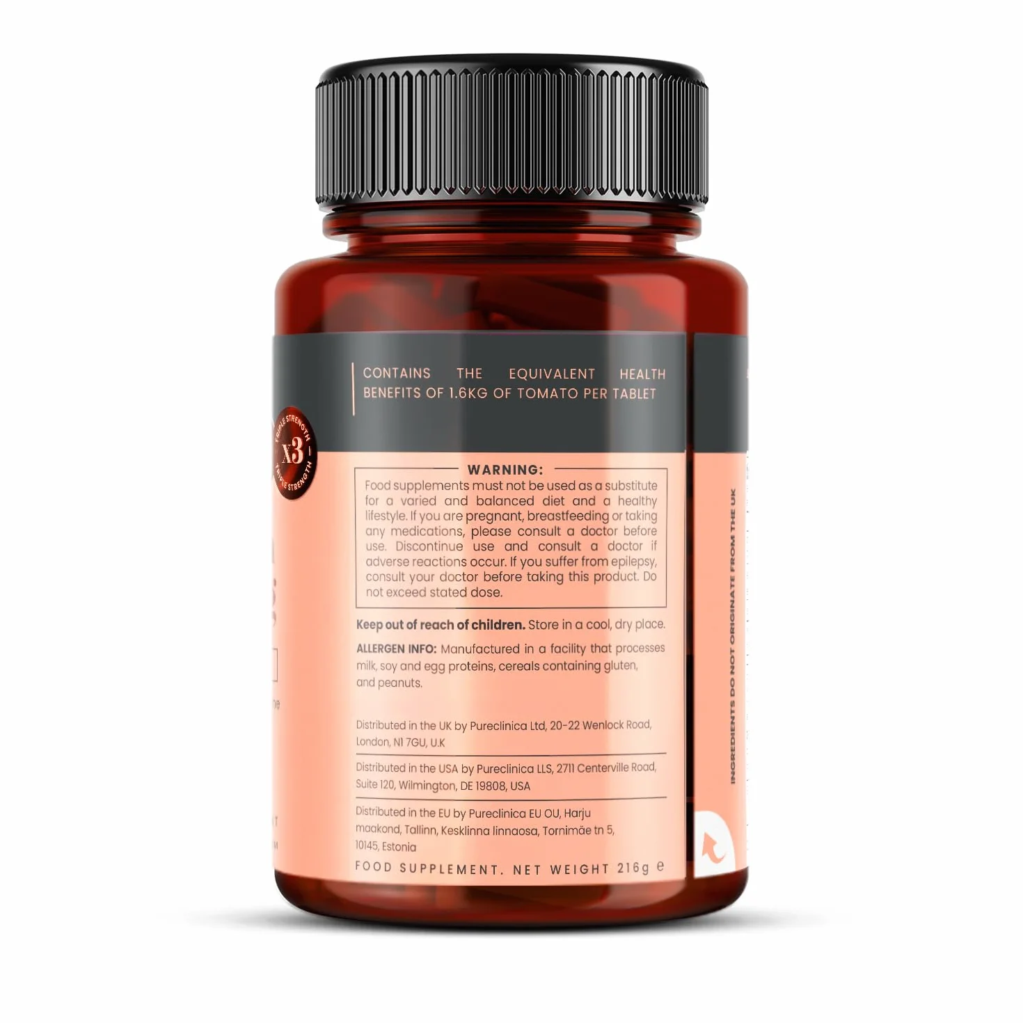 Lycopen 50 mg 180 tabletek 300% wytrzymałości