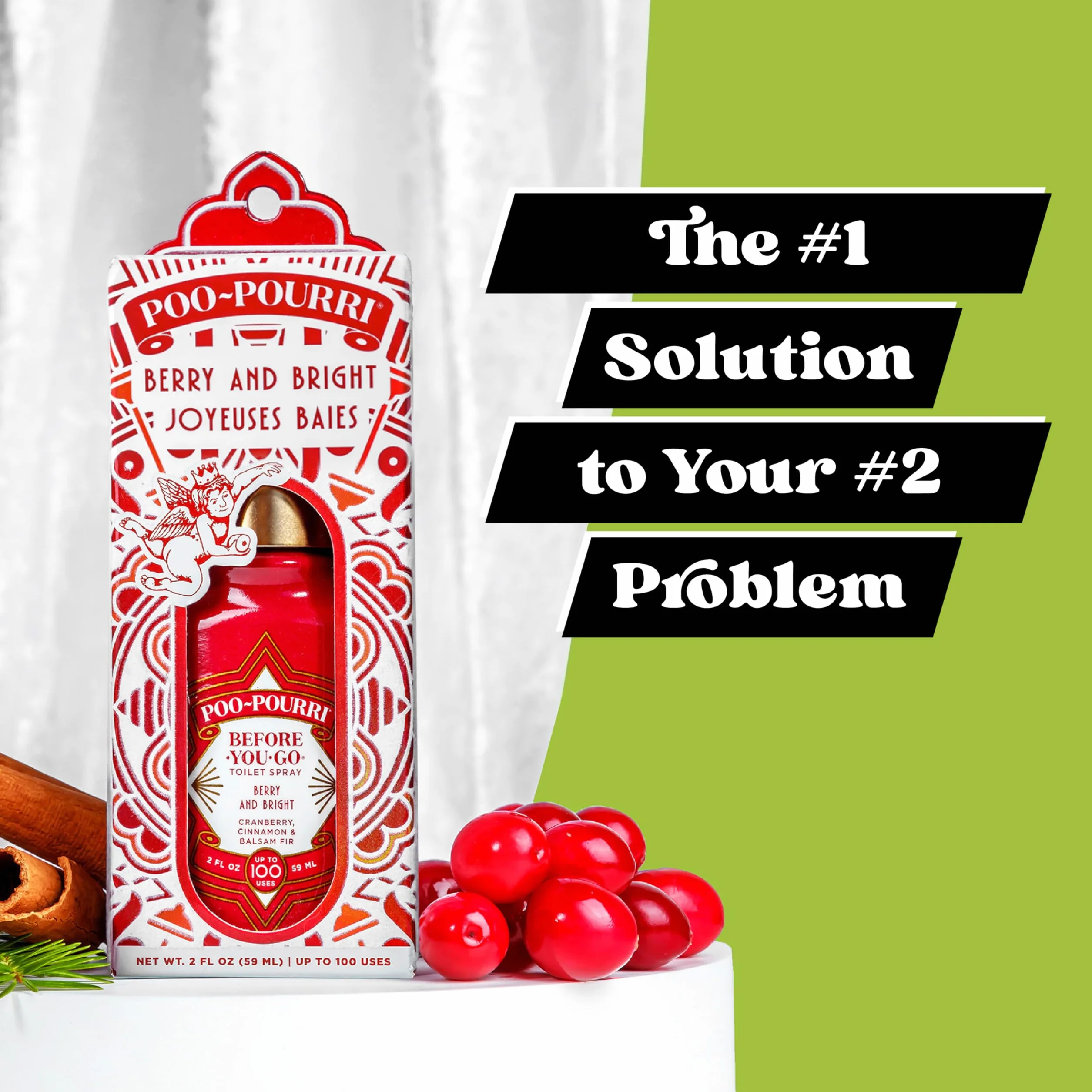 Pourri Łazienkowy odświeżacz powietrza w sprayu, do toalety Before-You-Go Poo-Pourri – jagodowy i jasny dezodorant łazienkowy i olejek eteryczny w sprayu – przybory toaletowe w rozmiarze podróżnym na