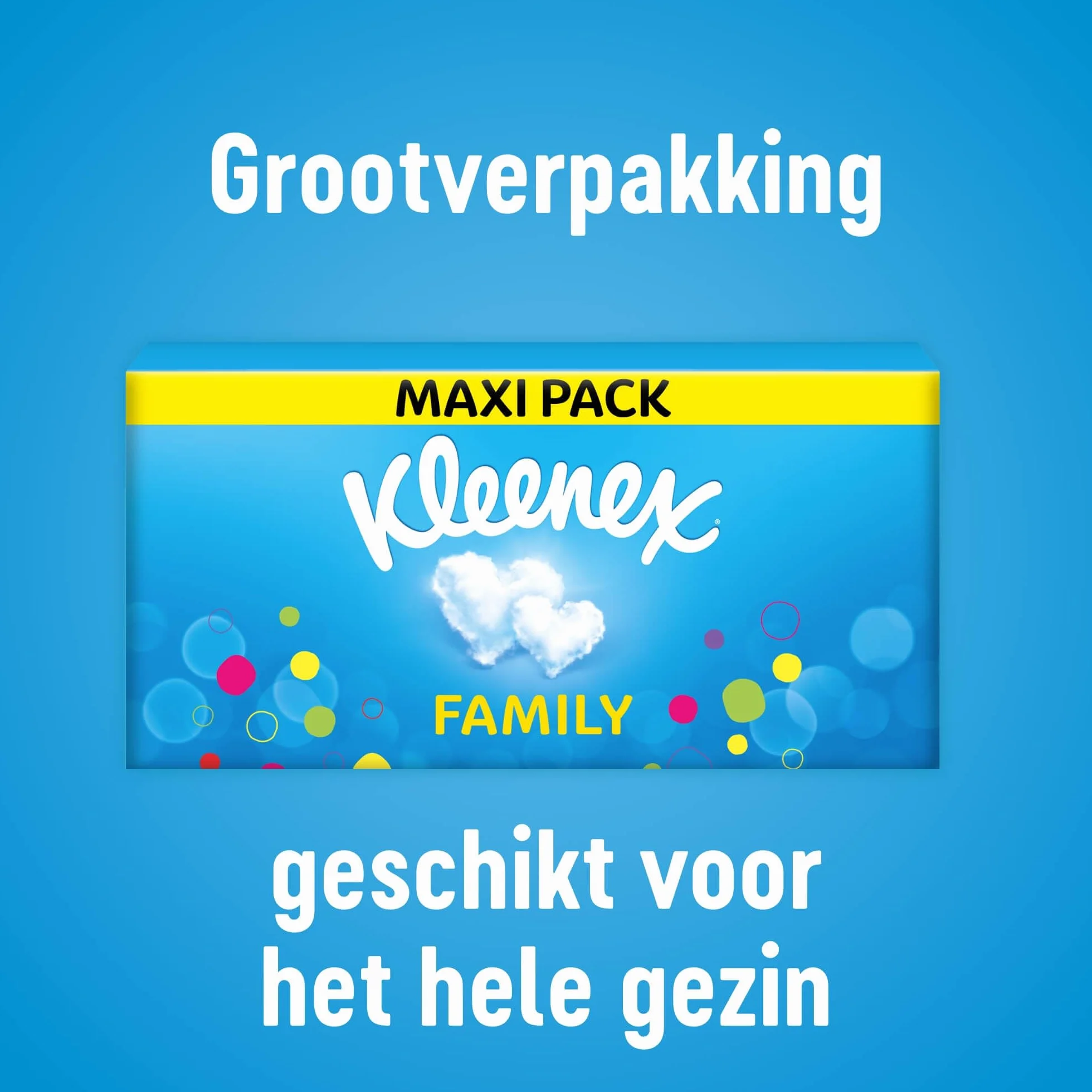 Kleenex Family Chusteczki 1280 sztuk 10 x 128 Pudełko na prezent