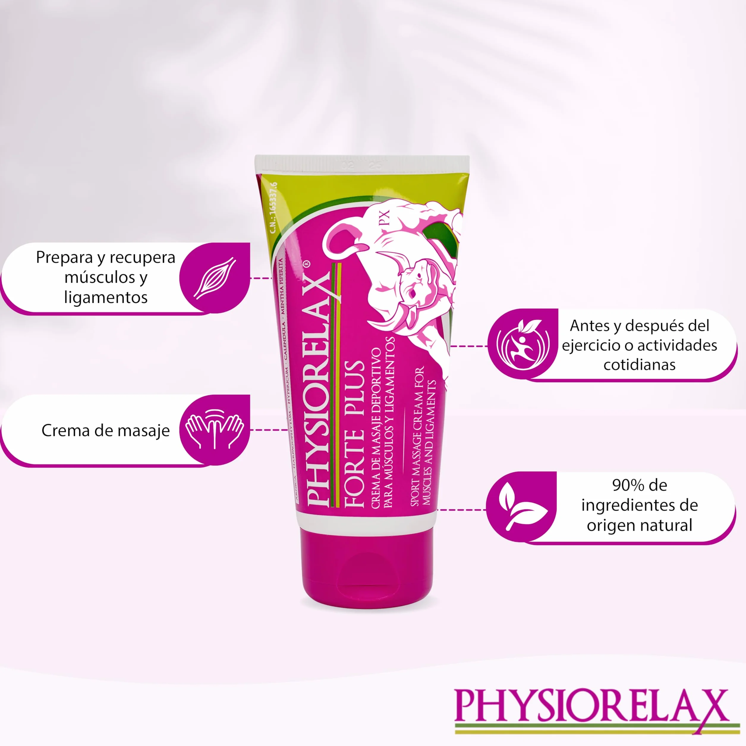 Physiorelax Forte Plus krem do masażu mięśni i więzadeł 75 ml