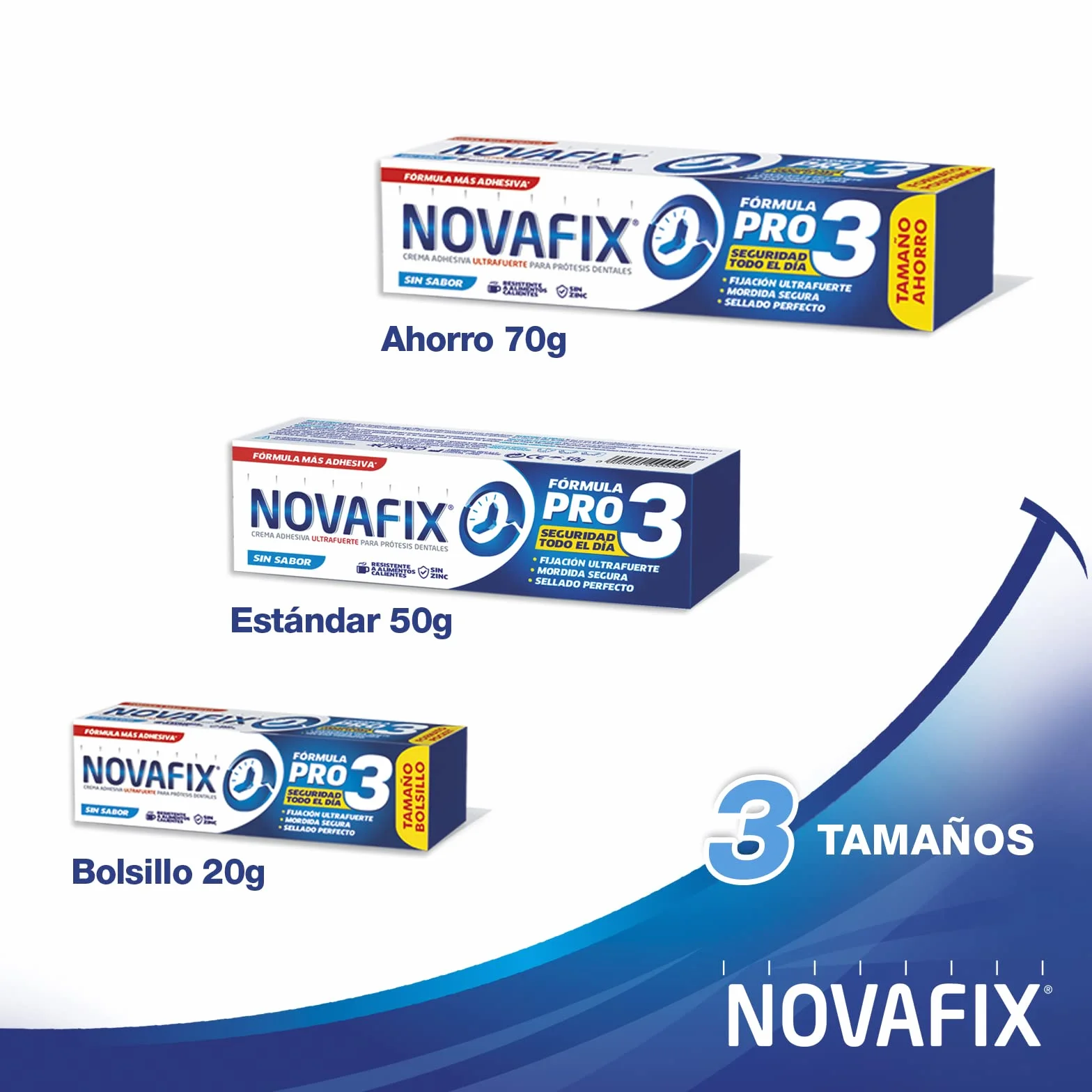 Urgo Novafix Pro3 bezsmakowy - bardzo mocne trzymanie - Klej protezowy do protez, 50 g